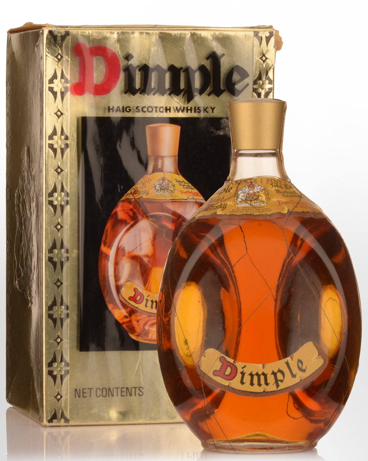 Dimple Blended Scotch Whisky (1 Pint 6 Fl. Oz.) - 1960/70s Bottling