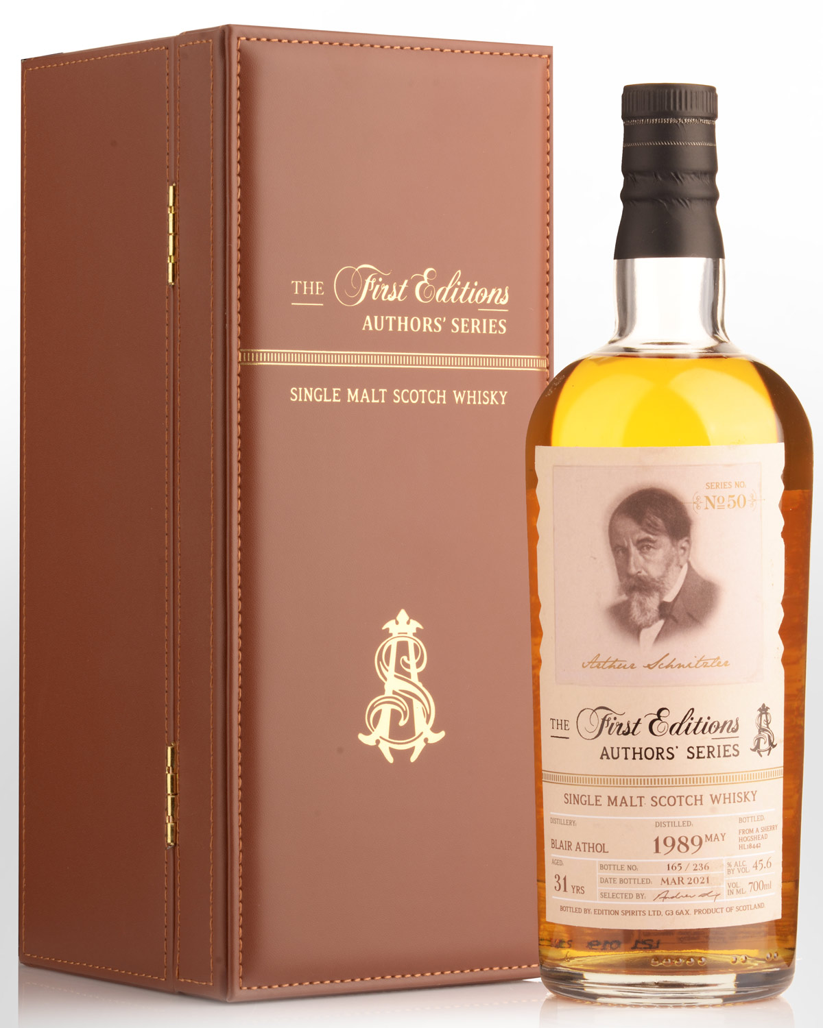 1989 Hunter Laing & Co. The First Editions Authors' Series Blair Athol 31 Year Old Cask Strength Single Malt Scotch Whisky (700ml)