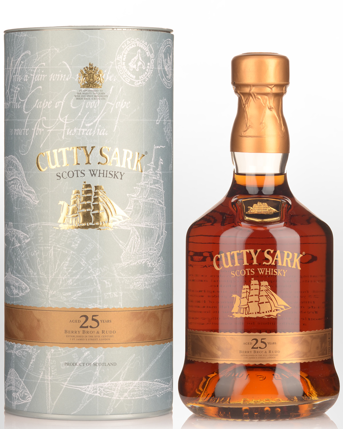 Cutty Sark 25 Year Old Blended Scotch Whisky (700ml)