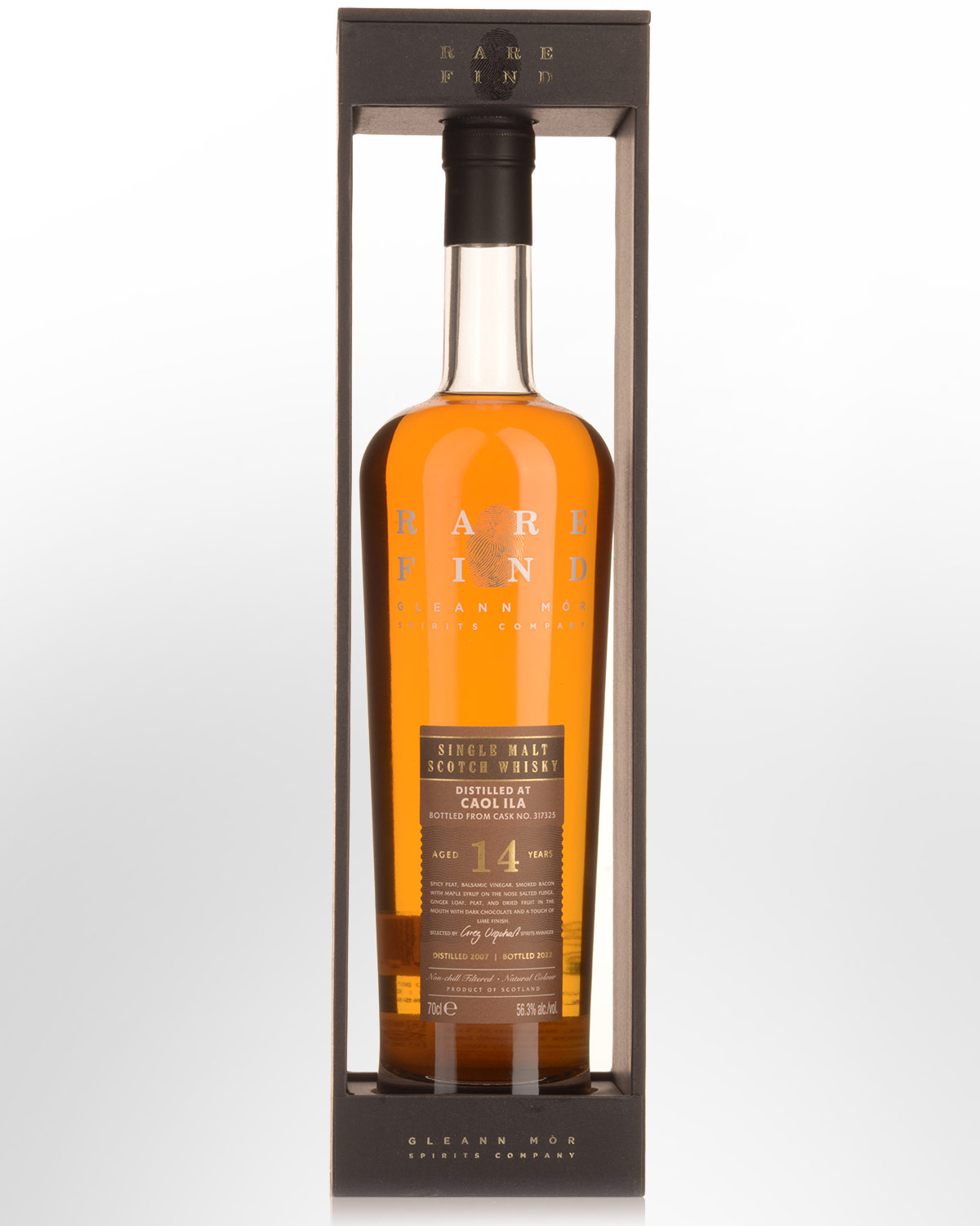 2007 Gleann Mor Spirits Company Rare Find Caol Ila 14 Year Old Cask Strength Single Malt Scotch Whisky (700ml)