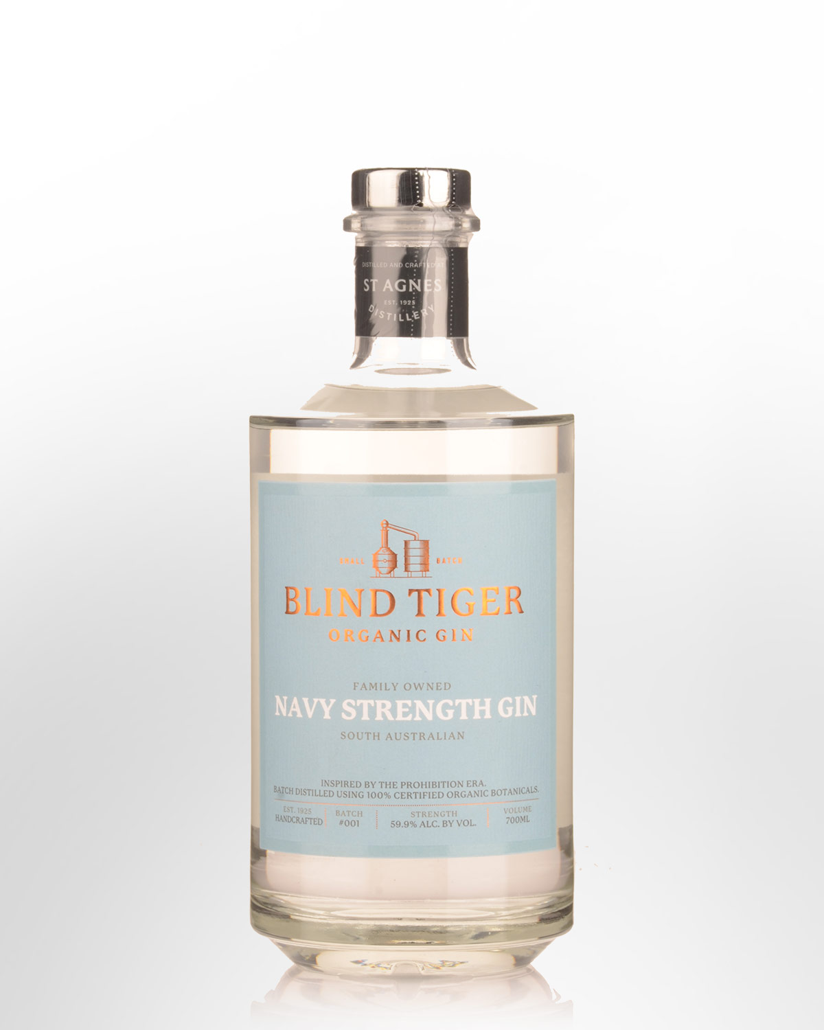 Blind Tiger Navy Strength Organic Gin (700ml)