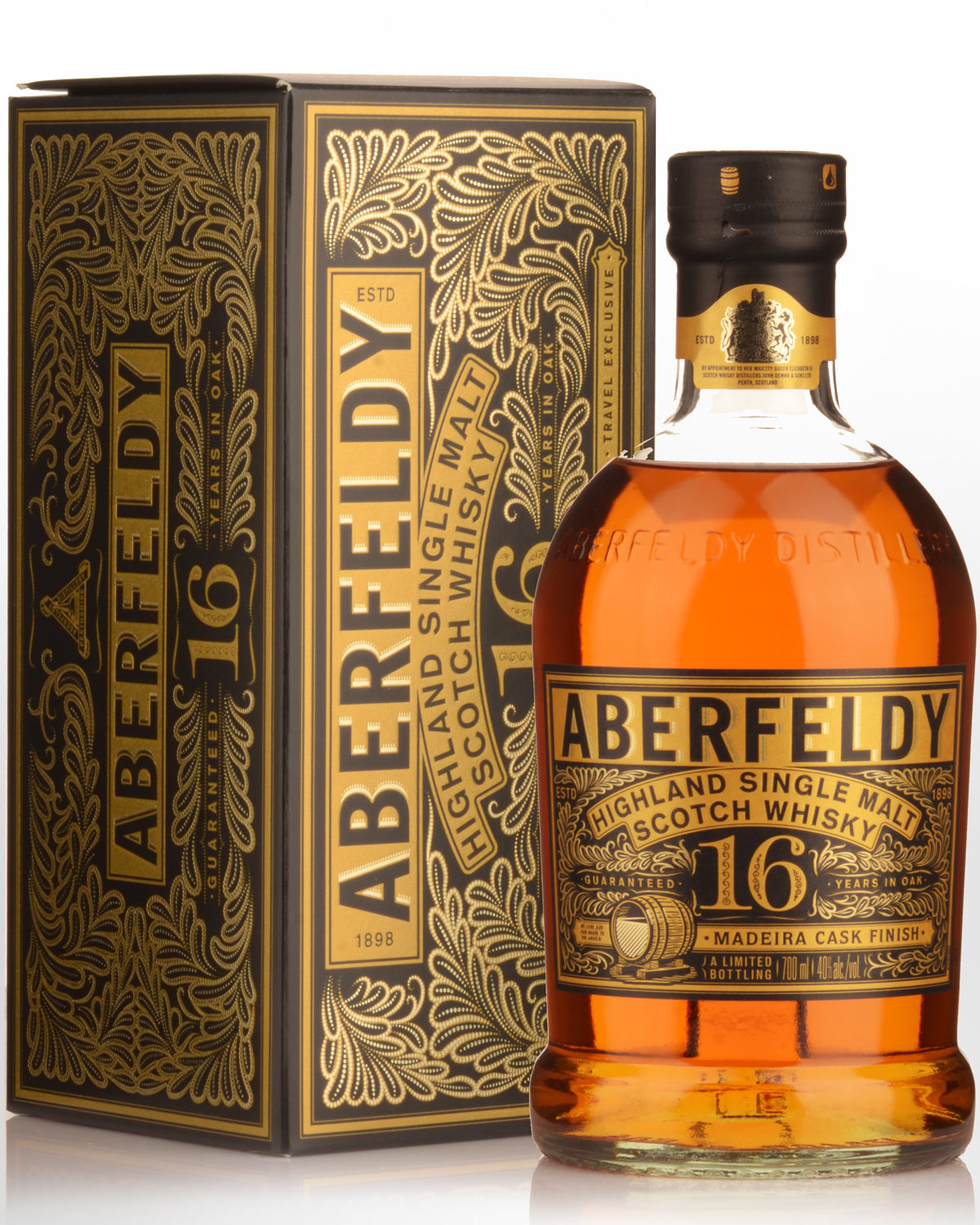 Aberfeldy 16 Year Old Madeira Cask Finish Single Malt Scotch Whisky (700ml)