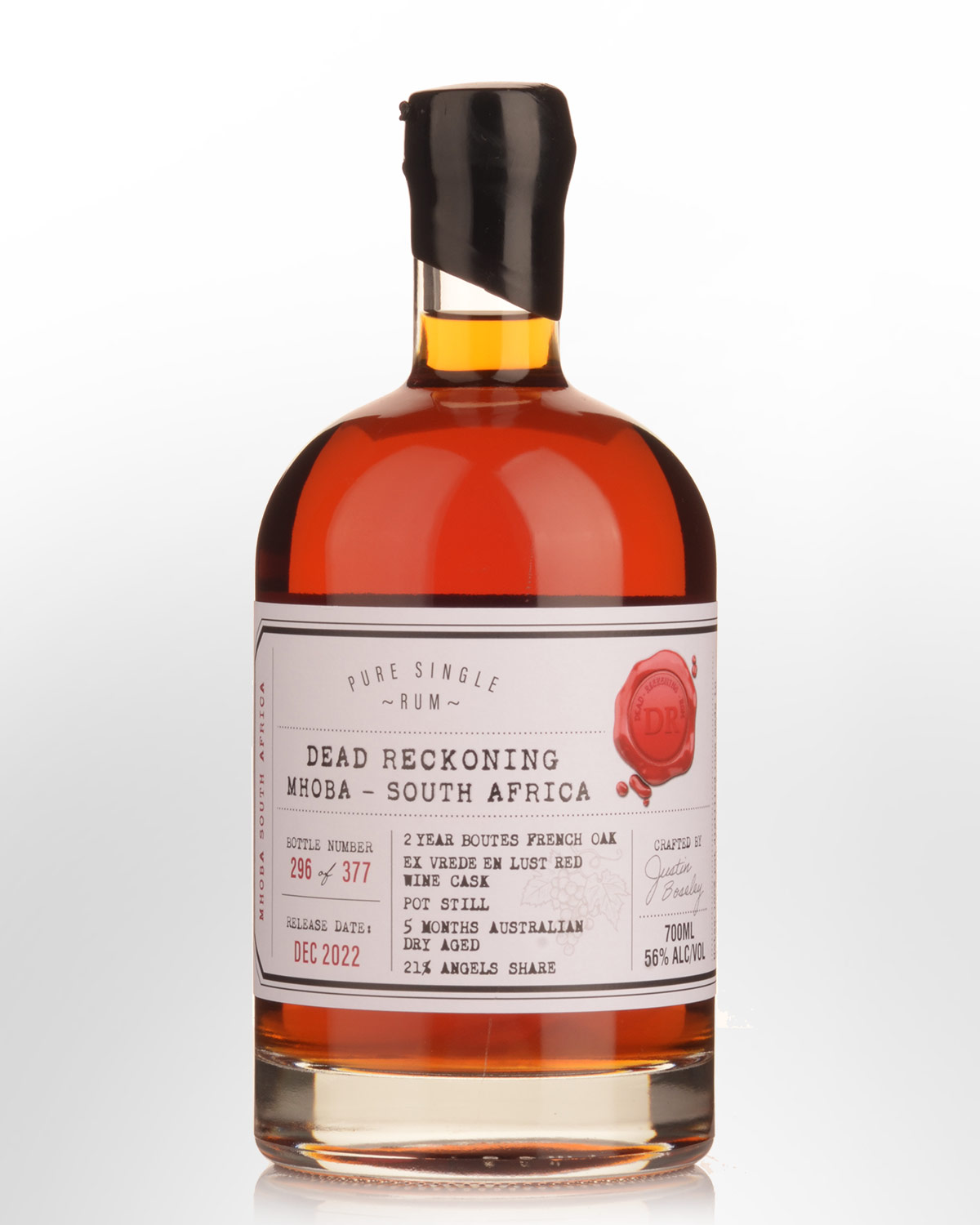 Dead Reckoning Mhoba Pure Single French Oak Cask Strength South African Rum (700ml)
