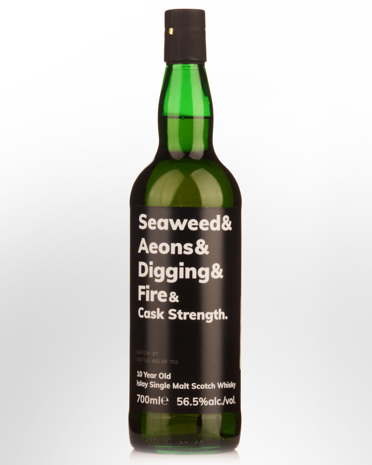 Seaweed & Aeons & Digging & Fire & Cask Strength 10 Year Old Islay Single Malt Scotch Whisky (700ml)