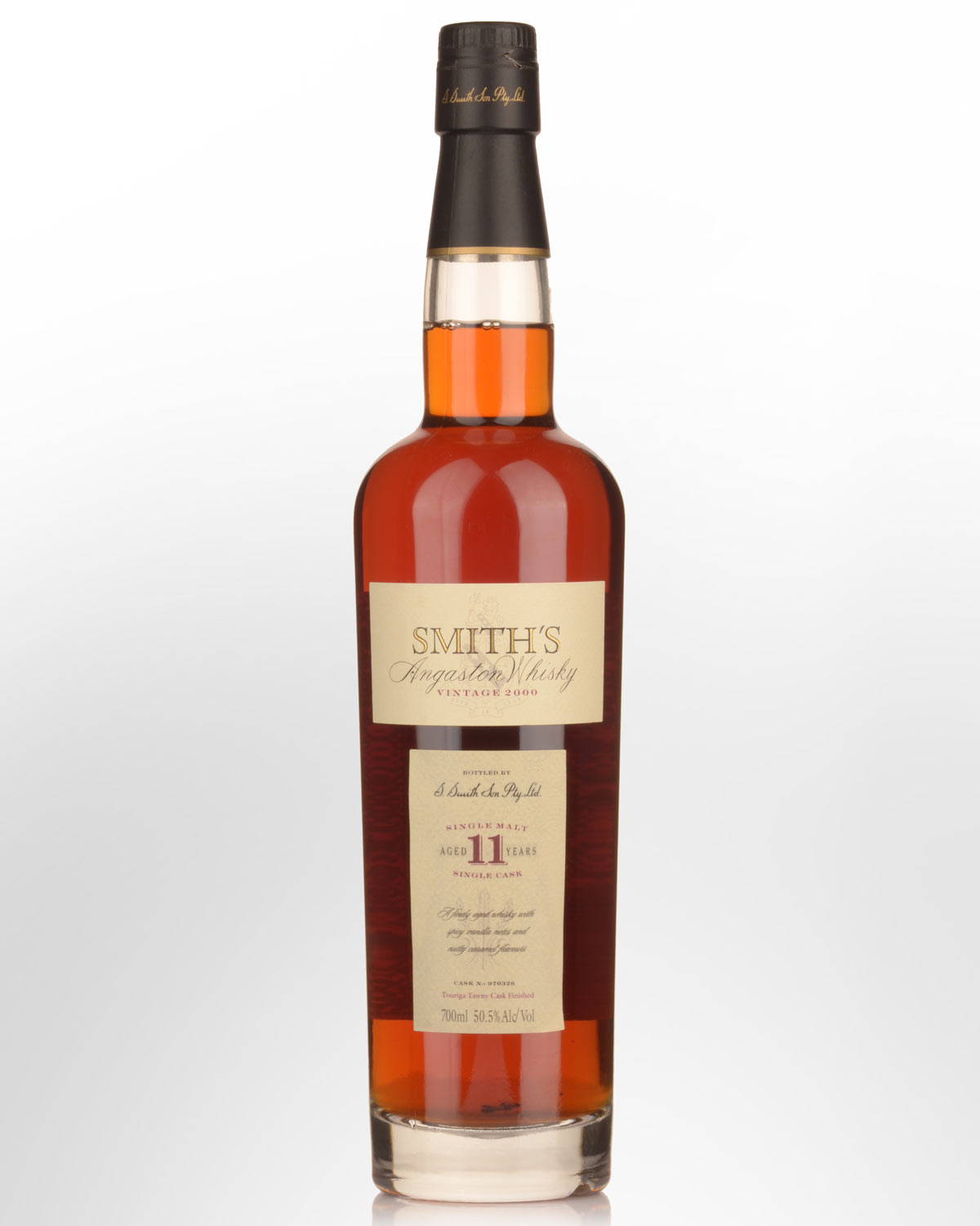 2000 Smiths Angaston 11 Year Old Touriga Tawny Cask Finish Cask Strength Single Malt Whisky (700ml)