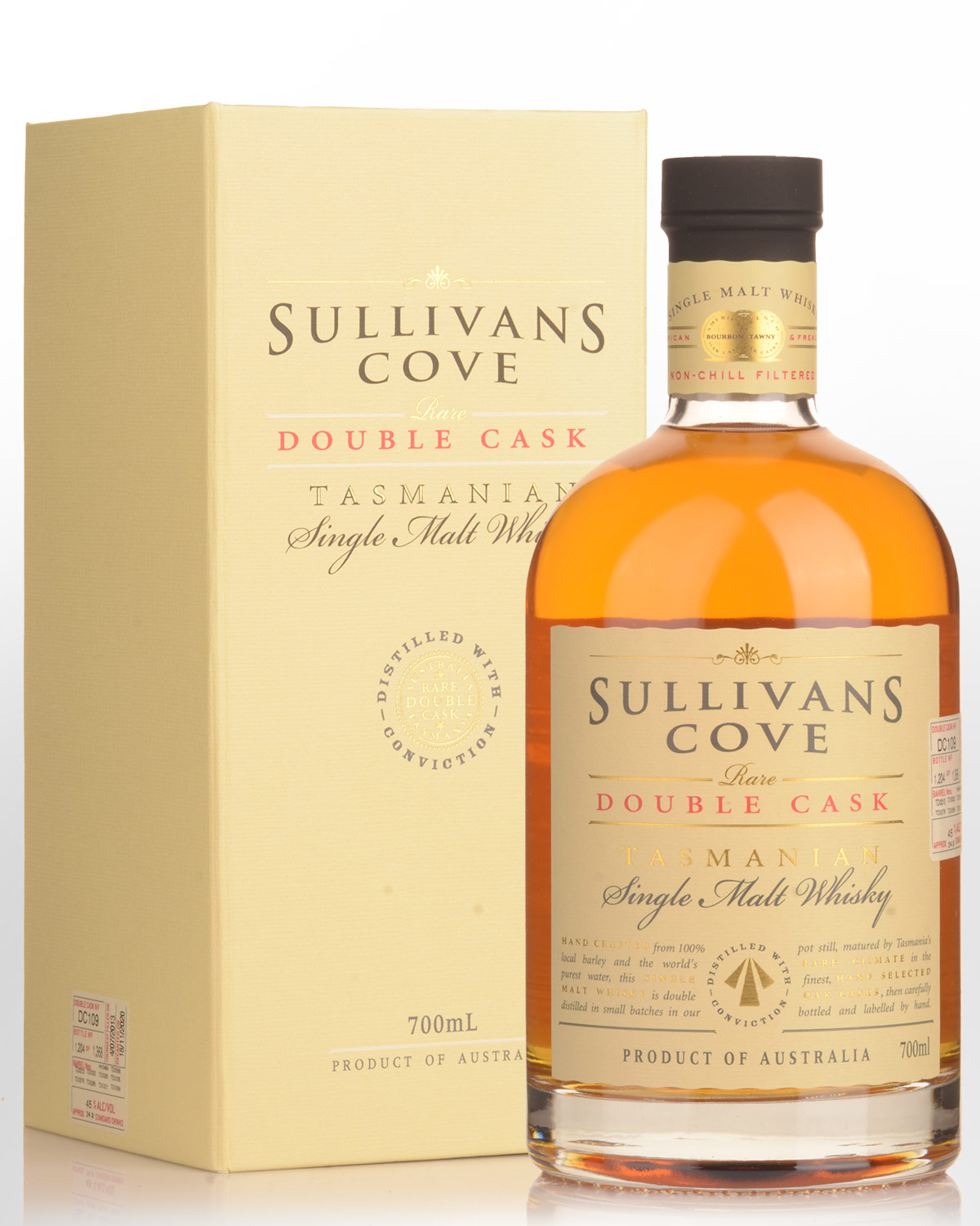 Sullivans Cove Double Cask Barrel DC109 Single Malt Australian Whisky (700ml)