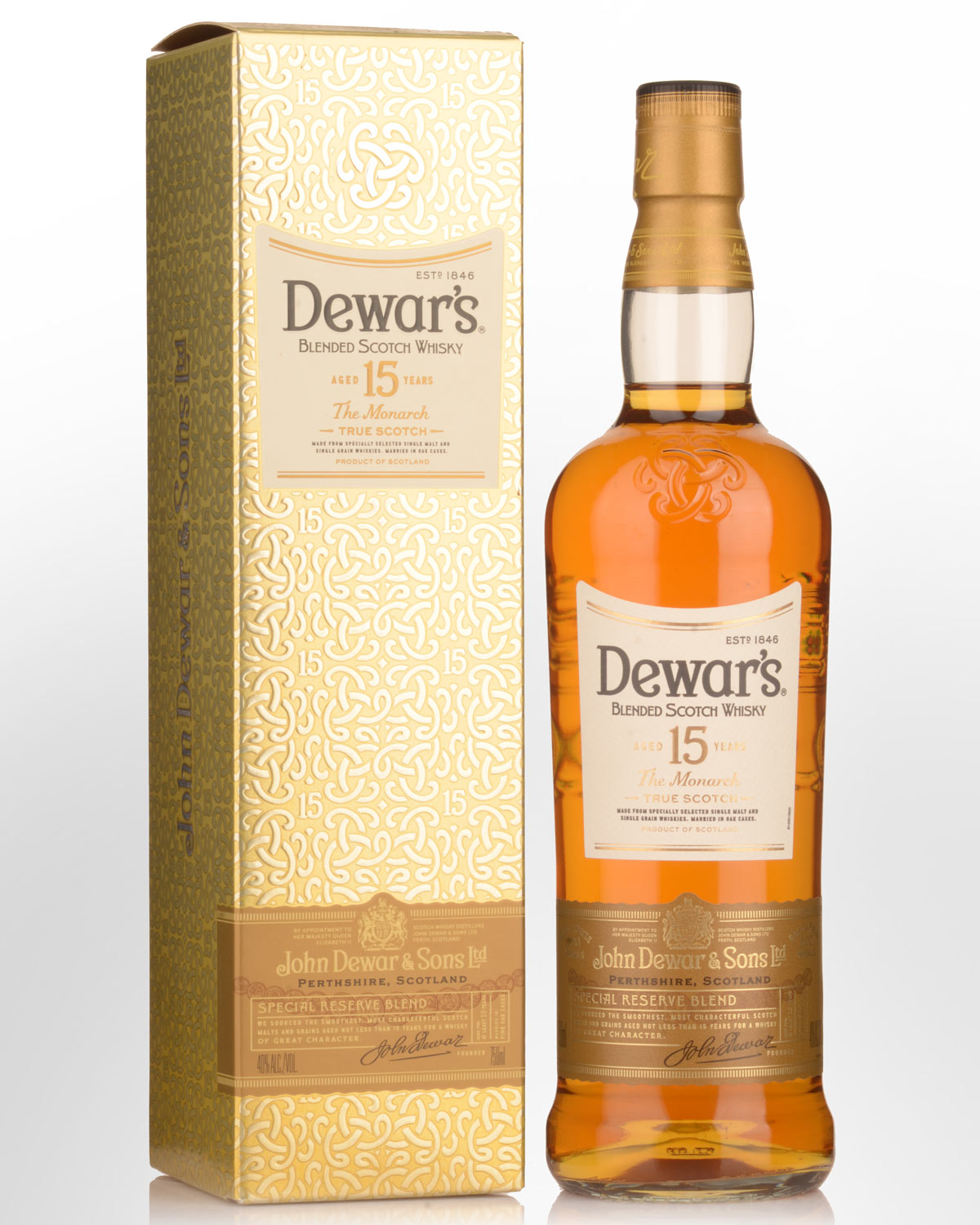 Dewar's 15 Year Old The Monarch Blended Scotch Whisky (750ml)