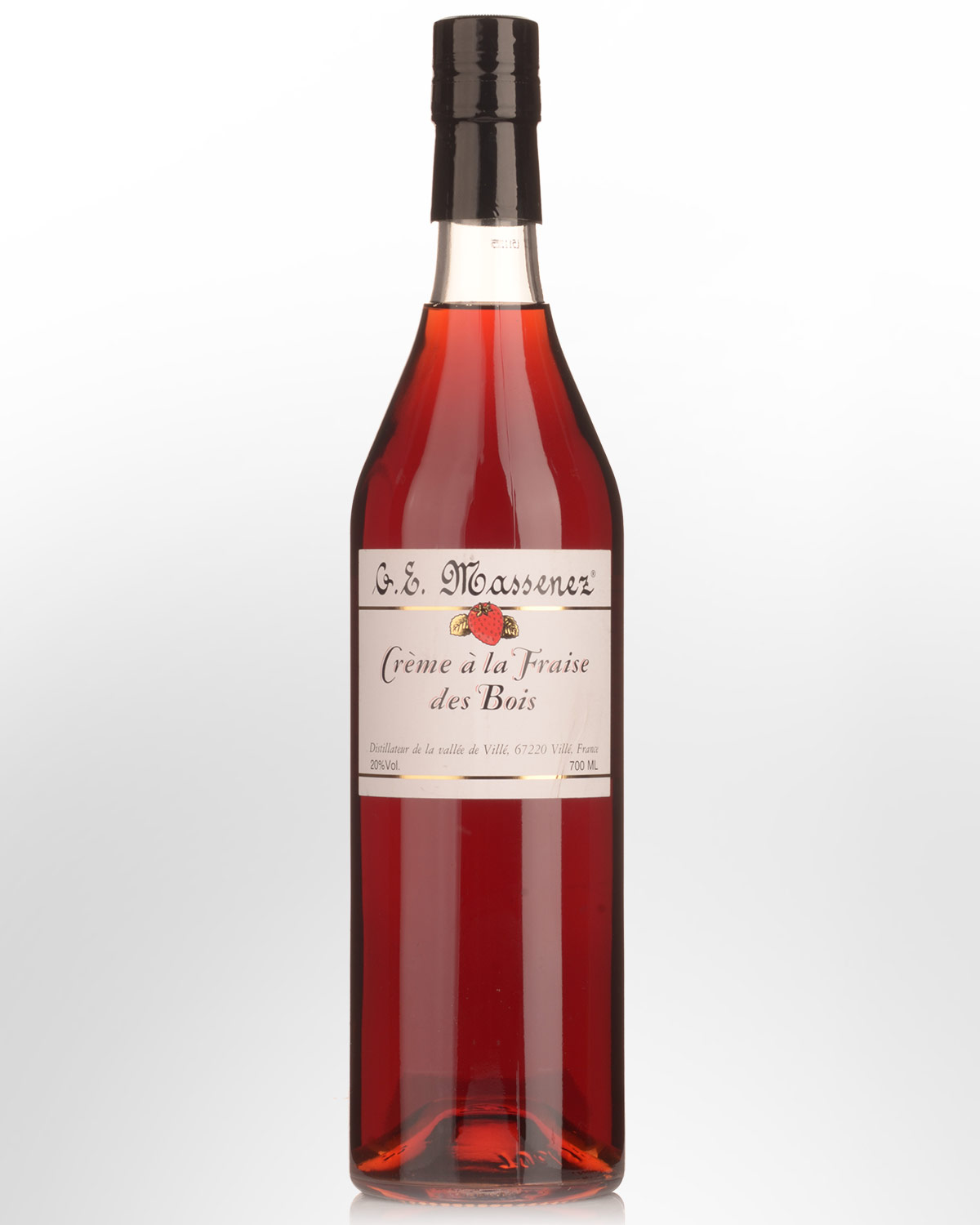 G.E. Massenez Creme a la Fraise des Bois (Wild Strawberry) Liqueur