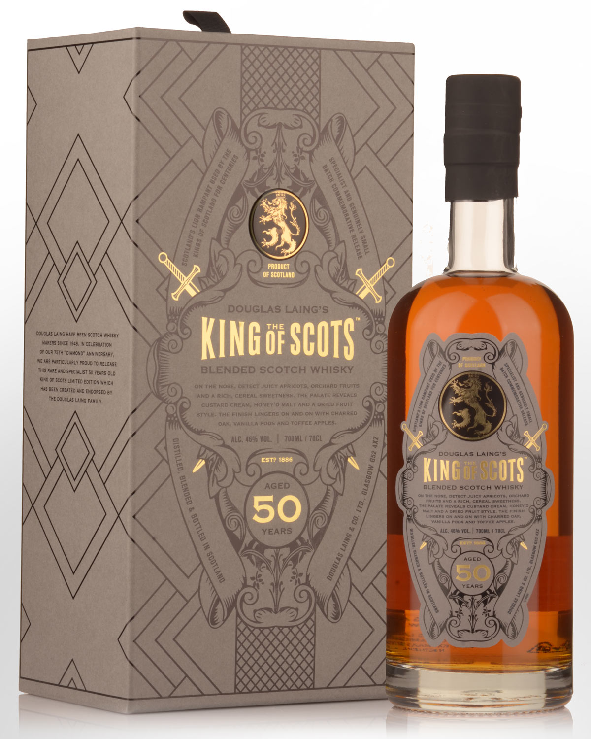 Douglas Laing's The King of Scots 50 Year Old Blended Scotch Whisky (700ml)