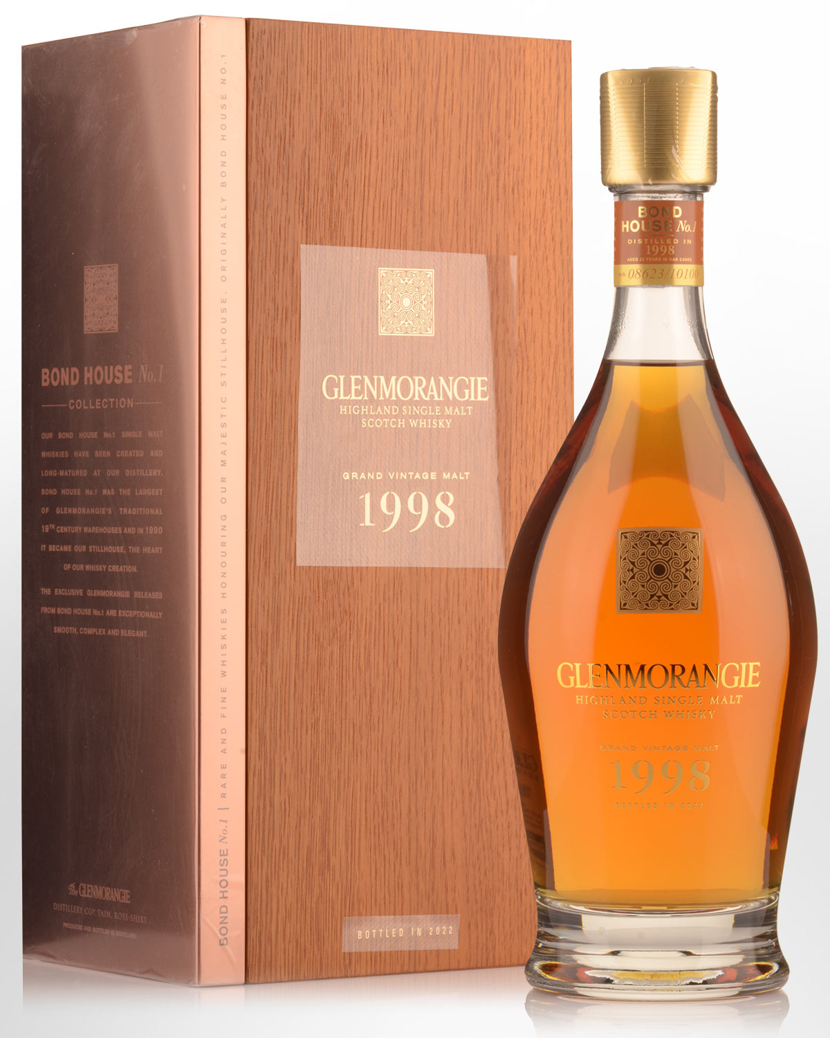 1998 Glenmorangie Grand Vintage 23 Year Old Single Malt Scotch Whisky (700ml)
