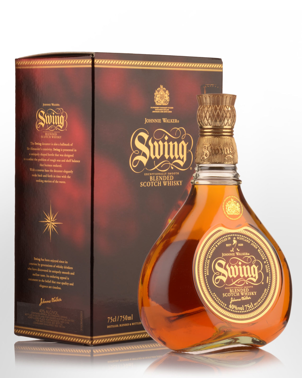 Johnnie Walker Swing Blended Scotch Whisky (750ml) | Nicks Wine Merchants