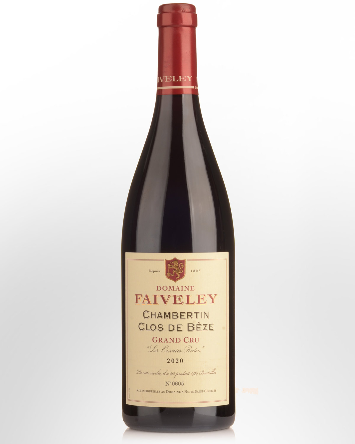 2020 Domaine Faiveley Chambertin Clos De Beze Les Ouvrees Rodin Grand Cru