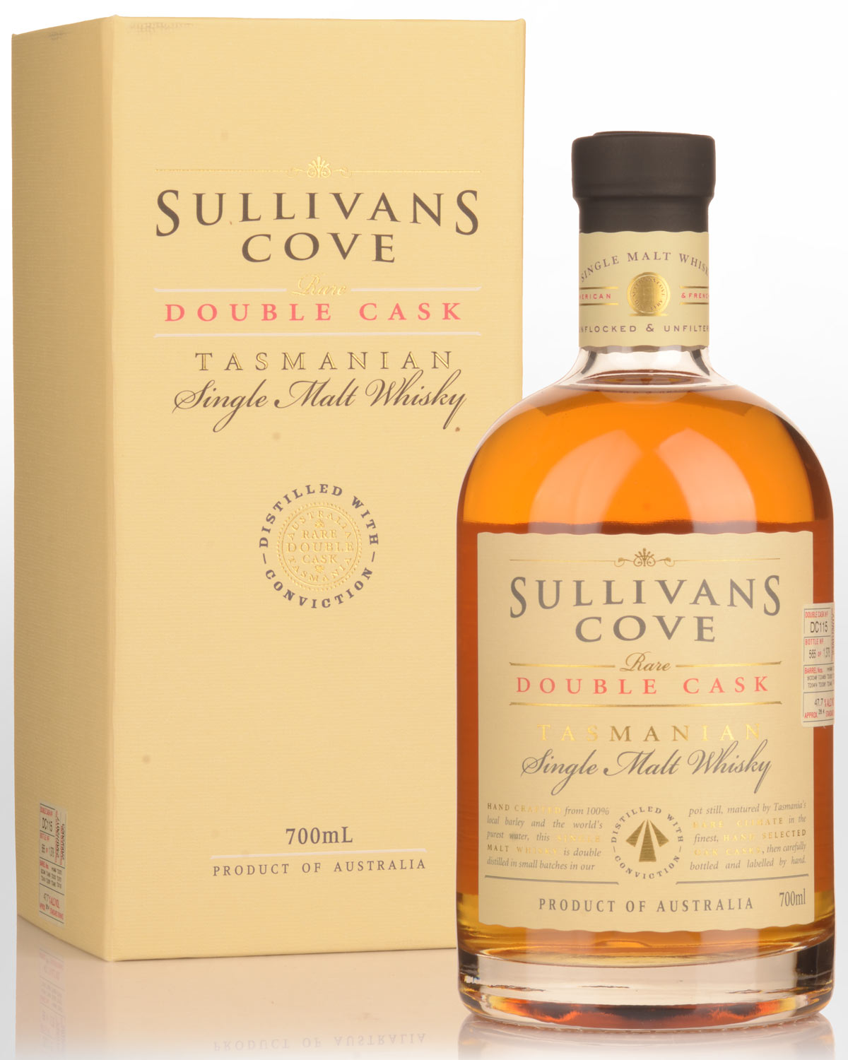 Sullivans Cove Double Cask Barrel DC115 Single Malt Australian Whisky (700ml)
