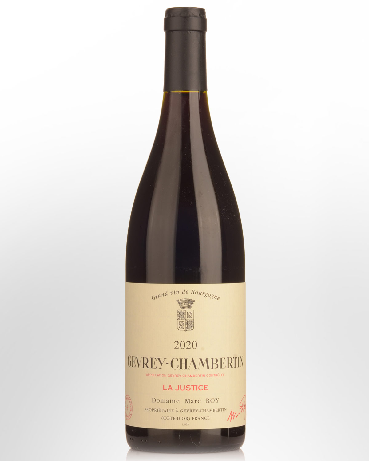 2020 Domaine Marc Roy Gevrey Chambertin La Justice
