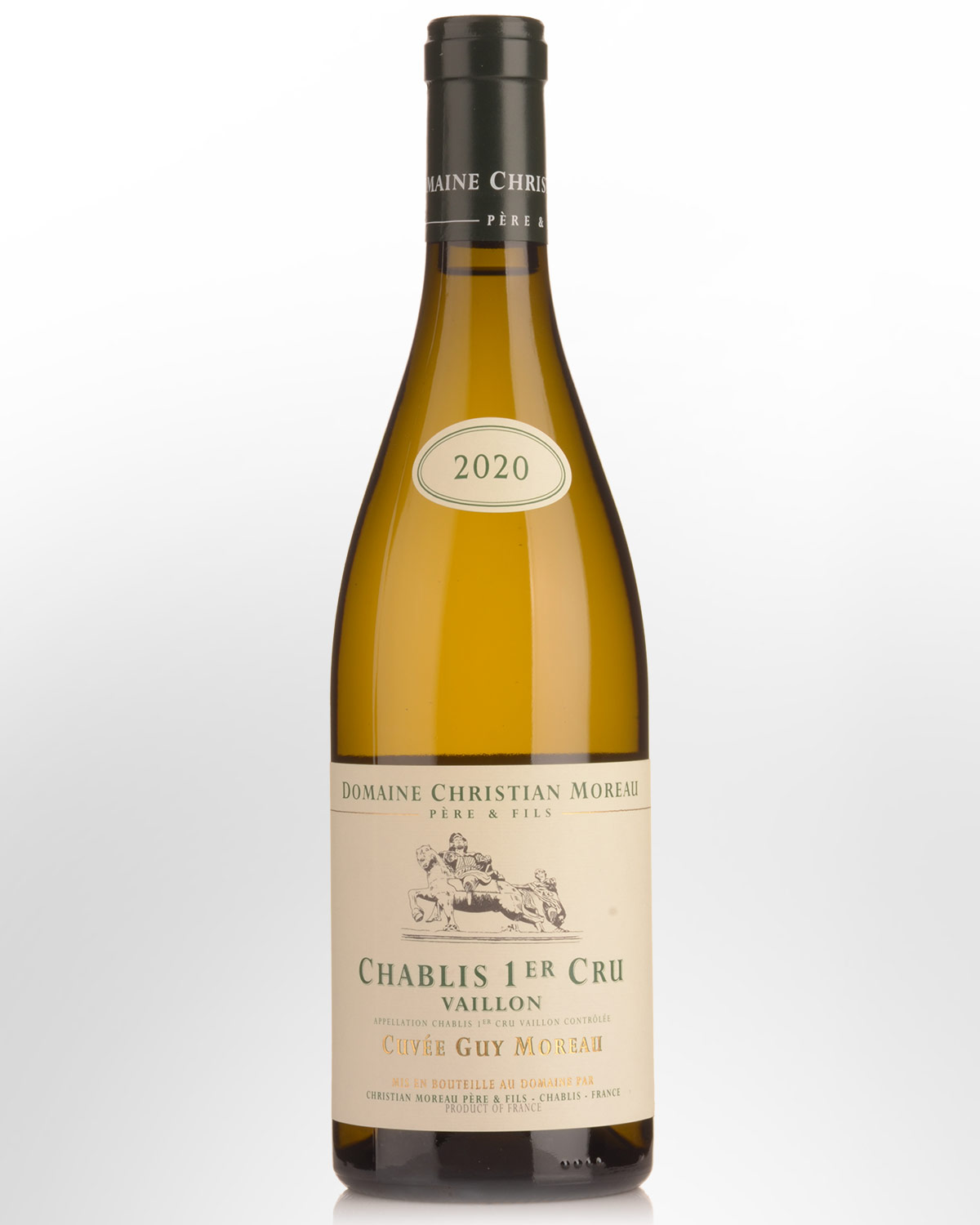 2020 Domaine Christian Moreau Vaillon Cuvee Guy Moreau Chablis Premier Cru