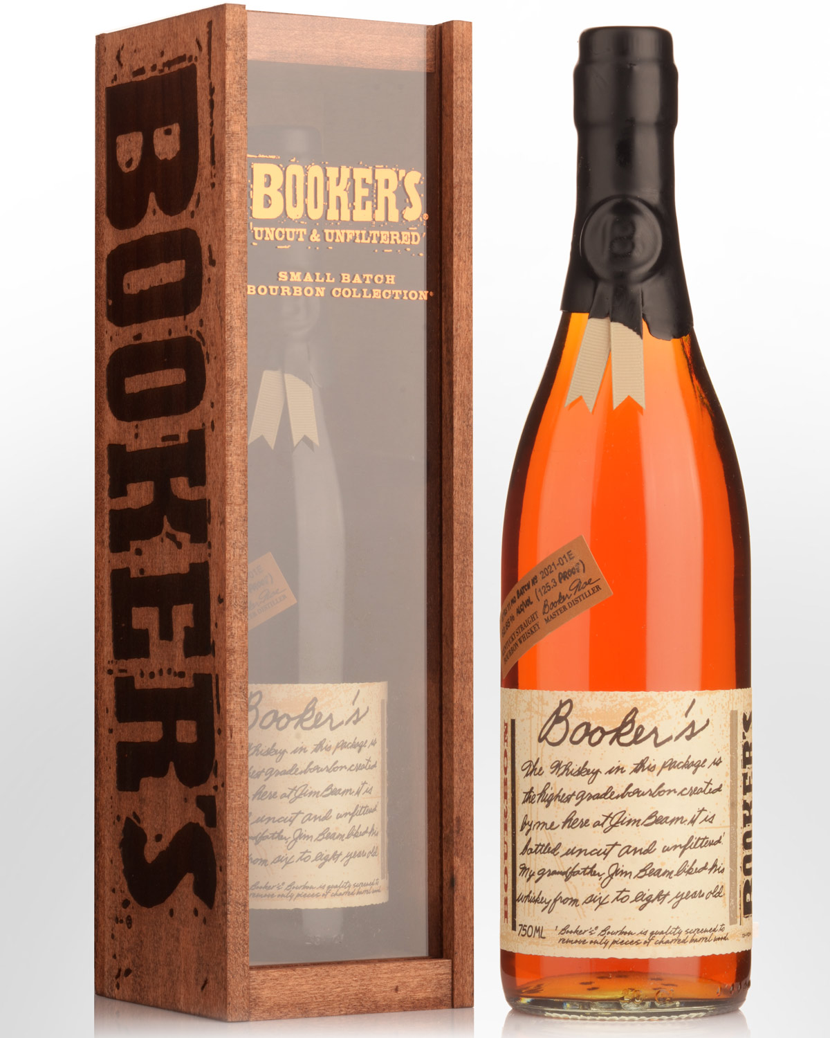 Booker's 6 Years 11 Months Batch No. 2021/01E Bourbon Whiskey (750ml