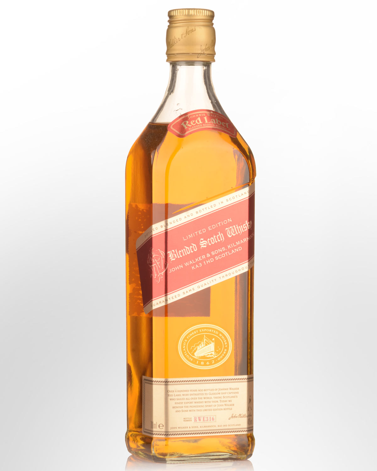 Johnnie Walker Red Label 100th Anniversary Limited Edition Blended Scotch Whisky (700ml)