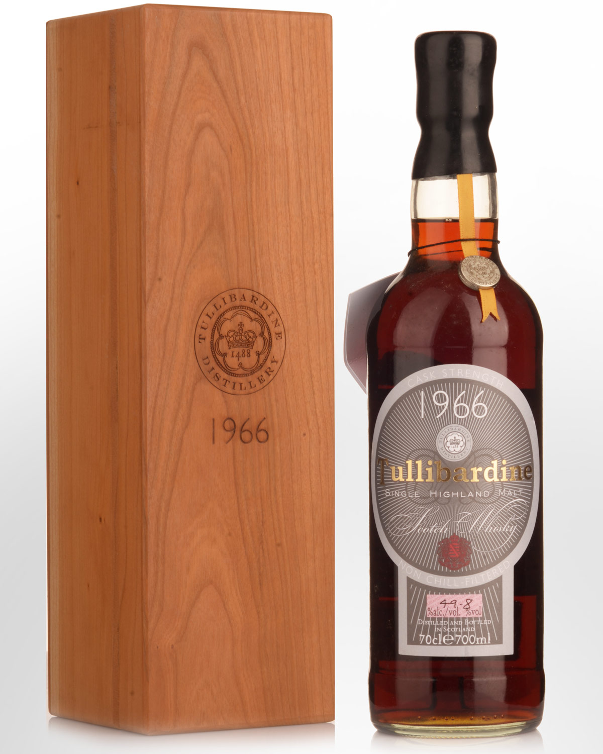 1966 Tullibardine Cask No.1112 Cask Strength Single Malt Scotch Whisky (700ml)