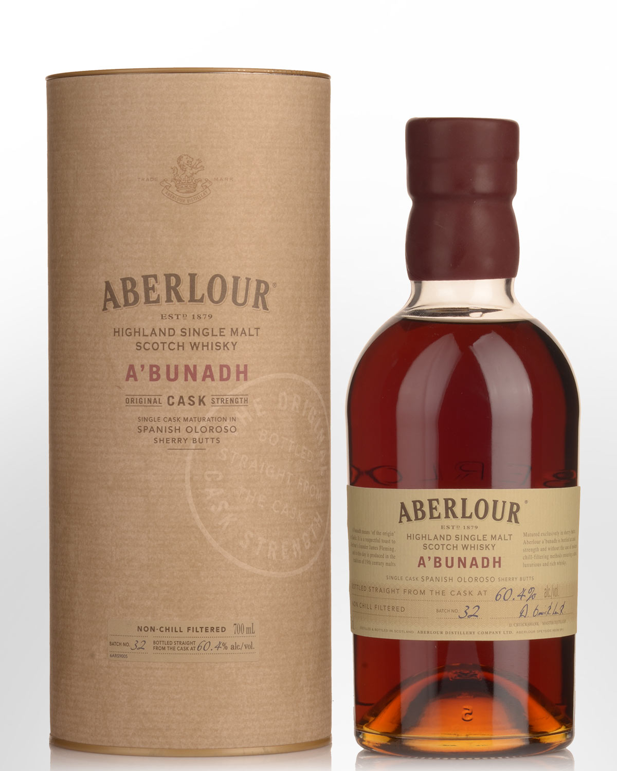 Aberlour A'bunadh Cask Strength Single Malt Scotch Whisky (700ml) - Batch 032