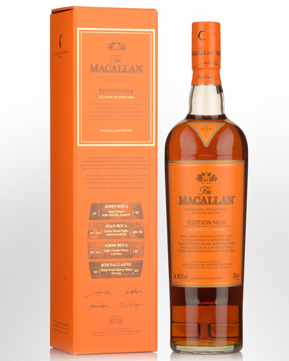 The Macallan Edition No. 2 Single Malt Scotch Whisky (700ml)