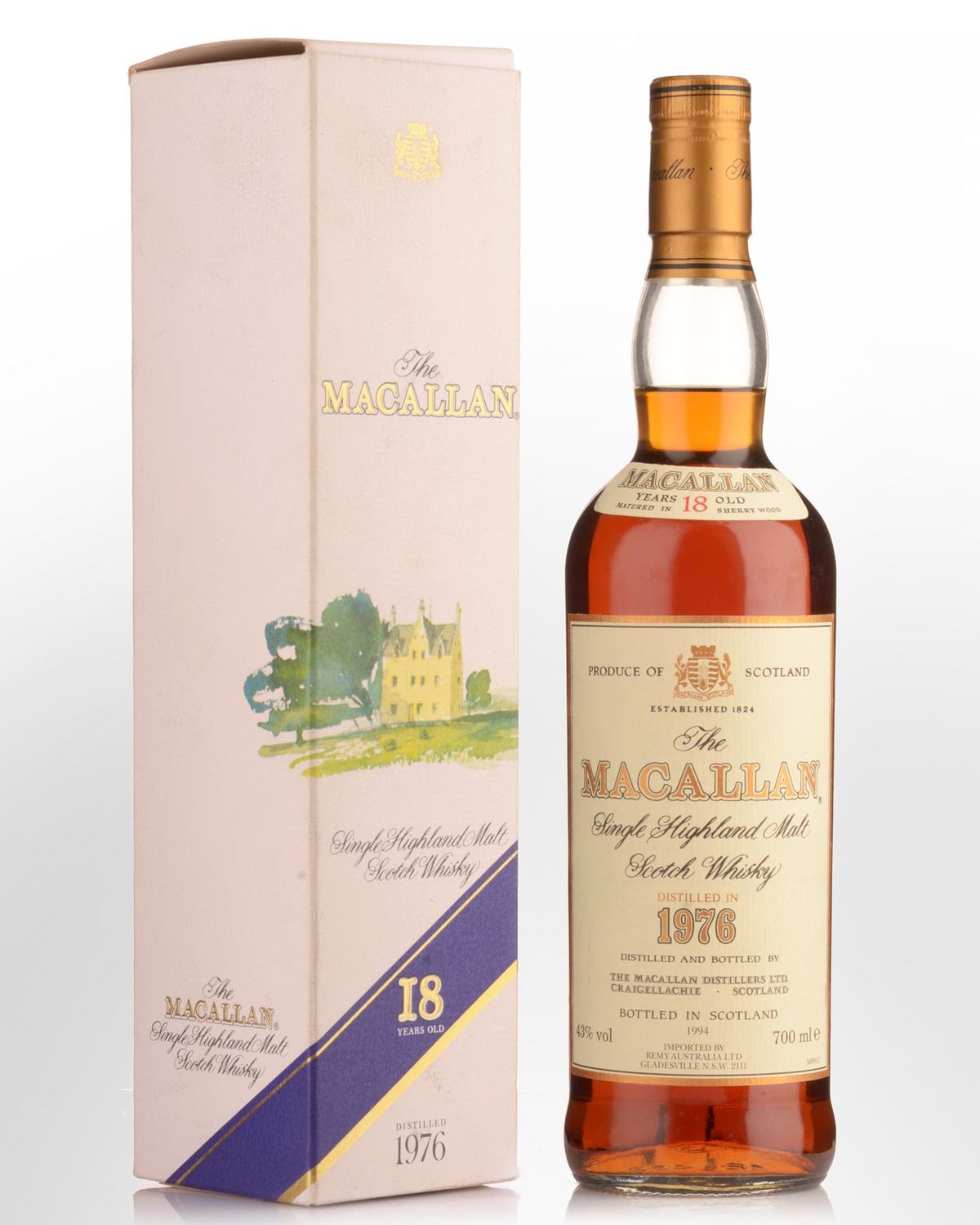 1976 The Macallan 18 Year Old Single Malt Scotch Whisky (700ml) | Nicks  Wine Merchants