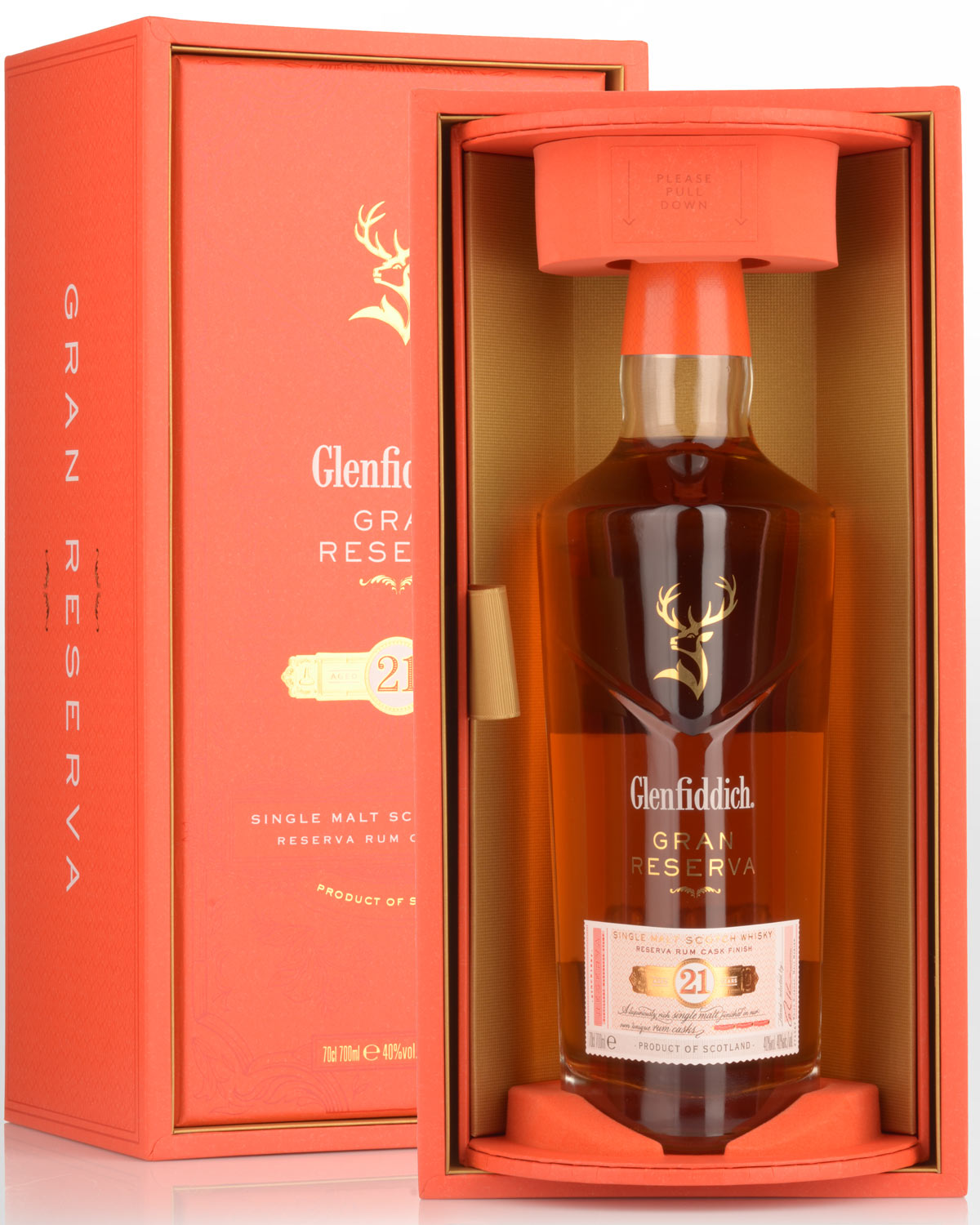 Glenfiddich Reserva Rum Cask Finish 21 Year Old Single Malt Scotch Whisky (700ml)