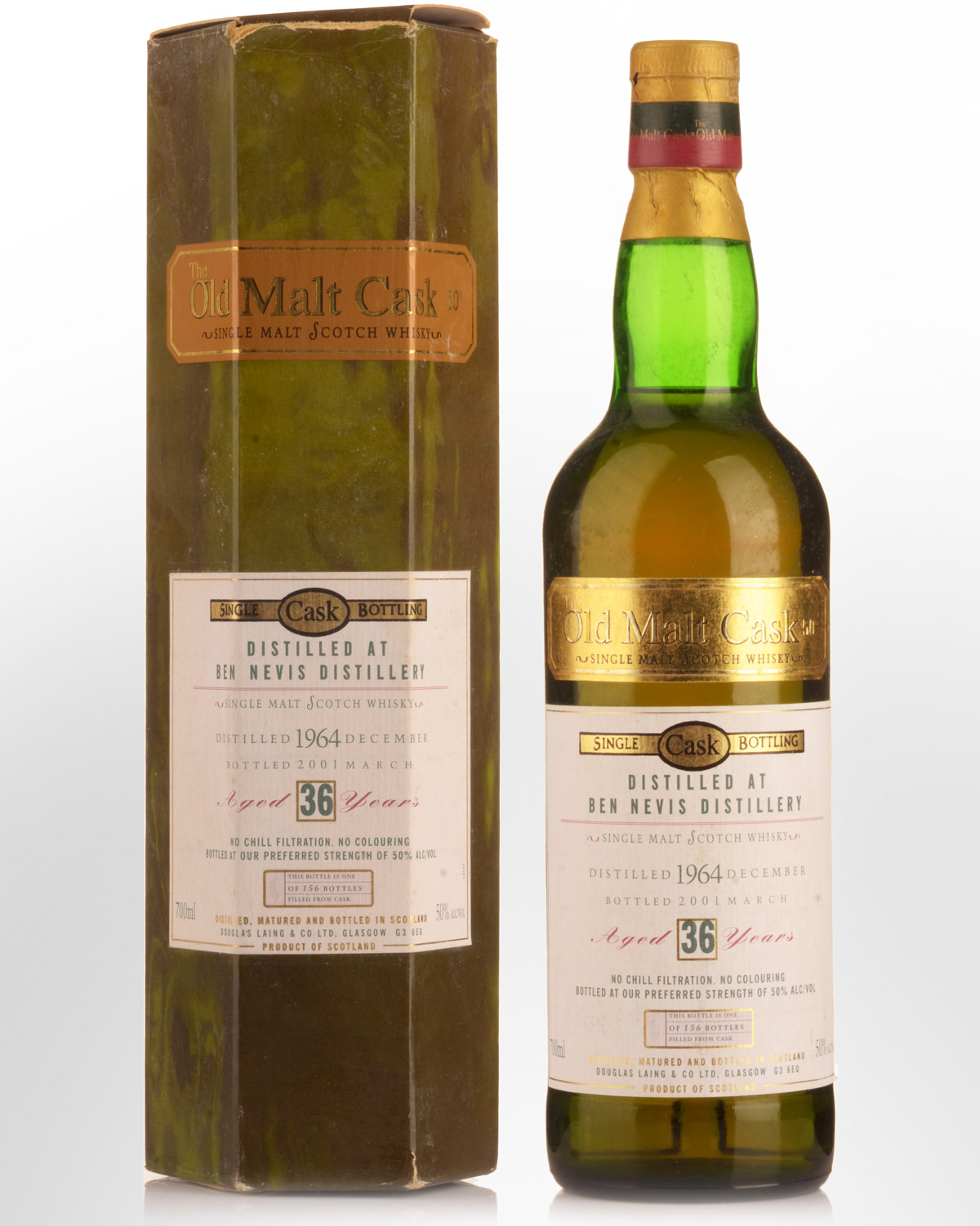 1964 Douglas Laing & Co. The Old Malt Cask 50° Ben Nevis 36 Year Old Single Malt Scotch Whisky (700ml)