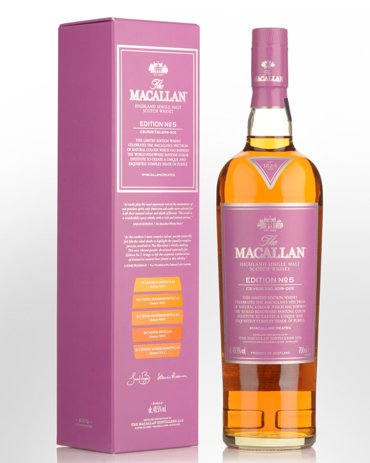 The Macallan Edition No. 5 Single Malt Scotch Whisky (700ml) | Nicks Wine  Merchants