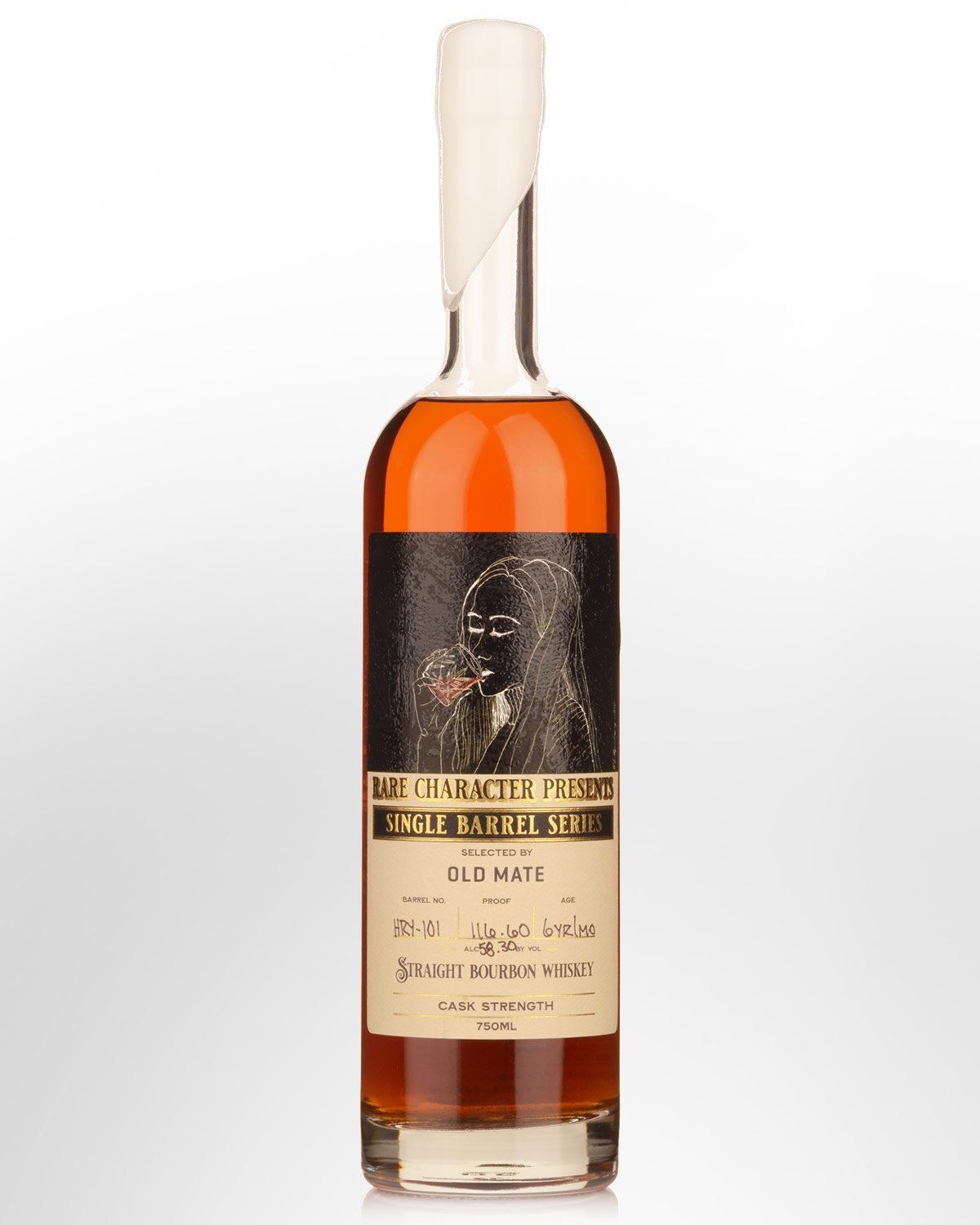 Rare Character 'Old Mate' Single Barrel Cask Strength 6 Year Old Straight Bourbon Whiskey (750ml)