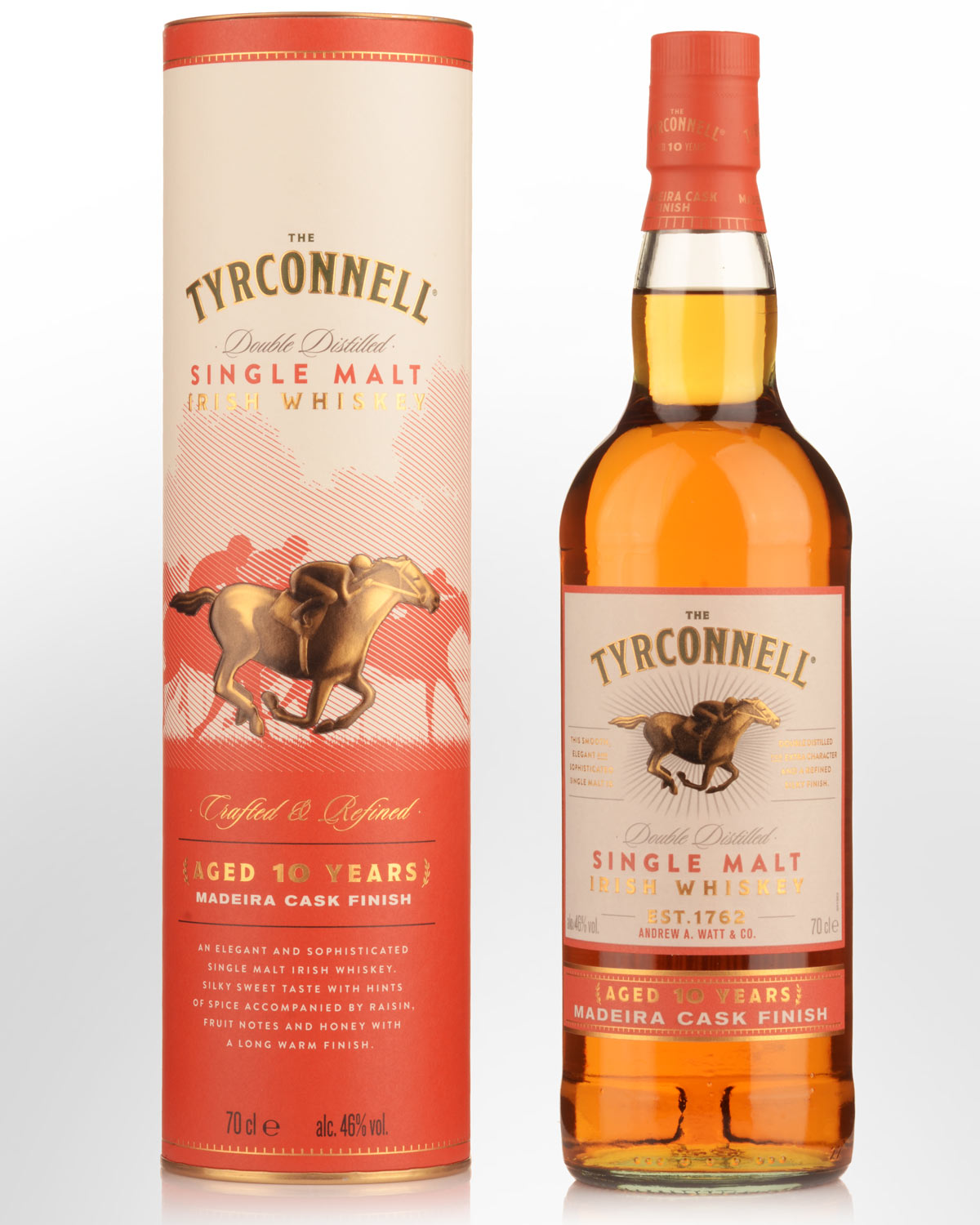 Tyrconnell Madeira Cask 10 Year Old Single Malt Irish Whiskey (700ml)