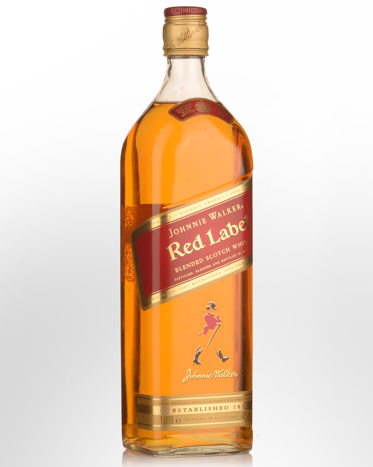 Johnnie Walker Red Label Blended Scotch Whisky (1000ml) | Nicks Wine ...