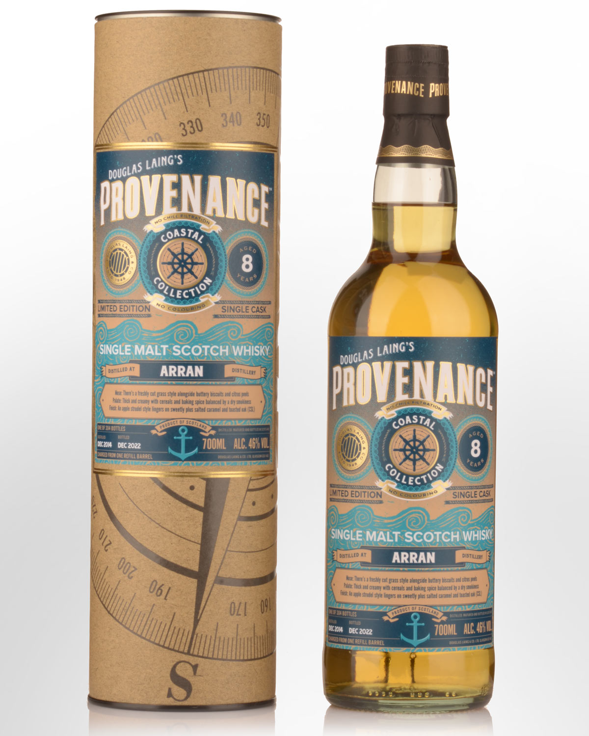 2014 Douglas Laing & Co. Provenance Arran 8 Year Old Single Malt Scotch Whisky (700ml)