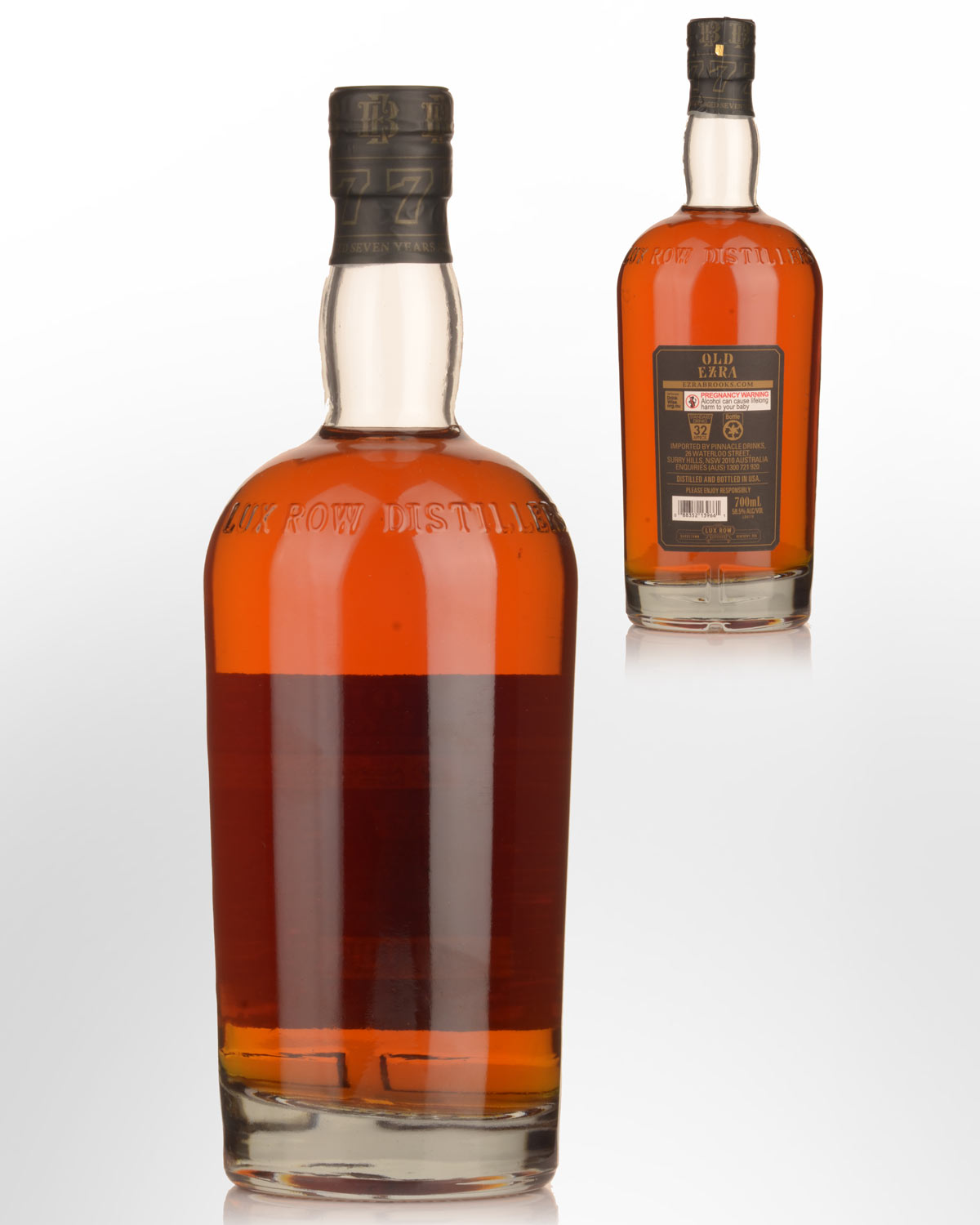 Old Ezra 7 Year Old Barrel Strength Bourbon Whiskey (750ml)