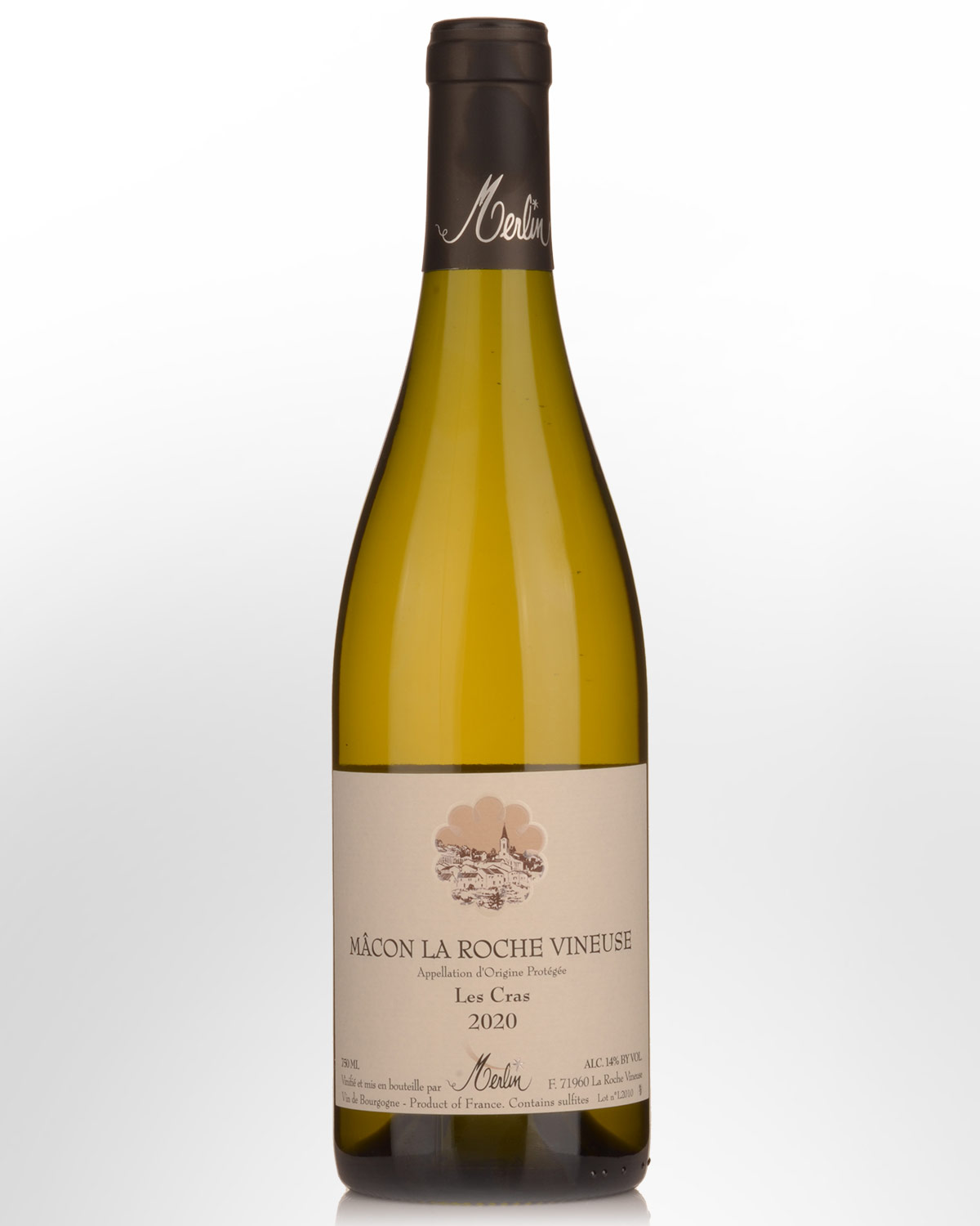 2020 Domaine Olivier Merlin Macon La Roche Vineuse Les Cras