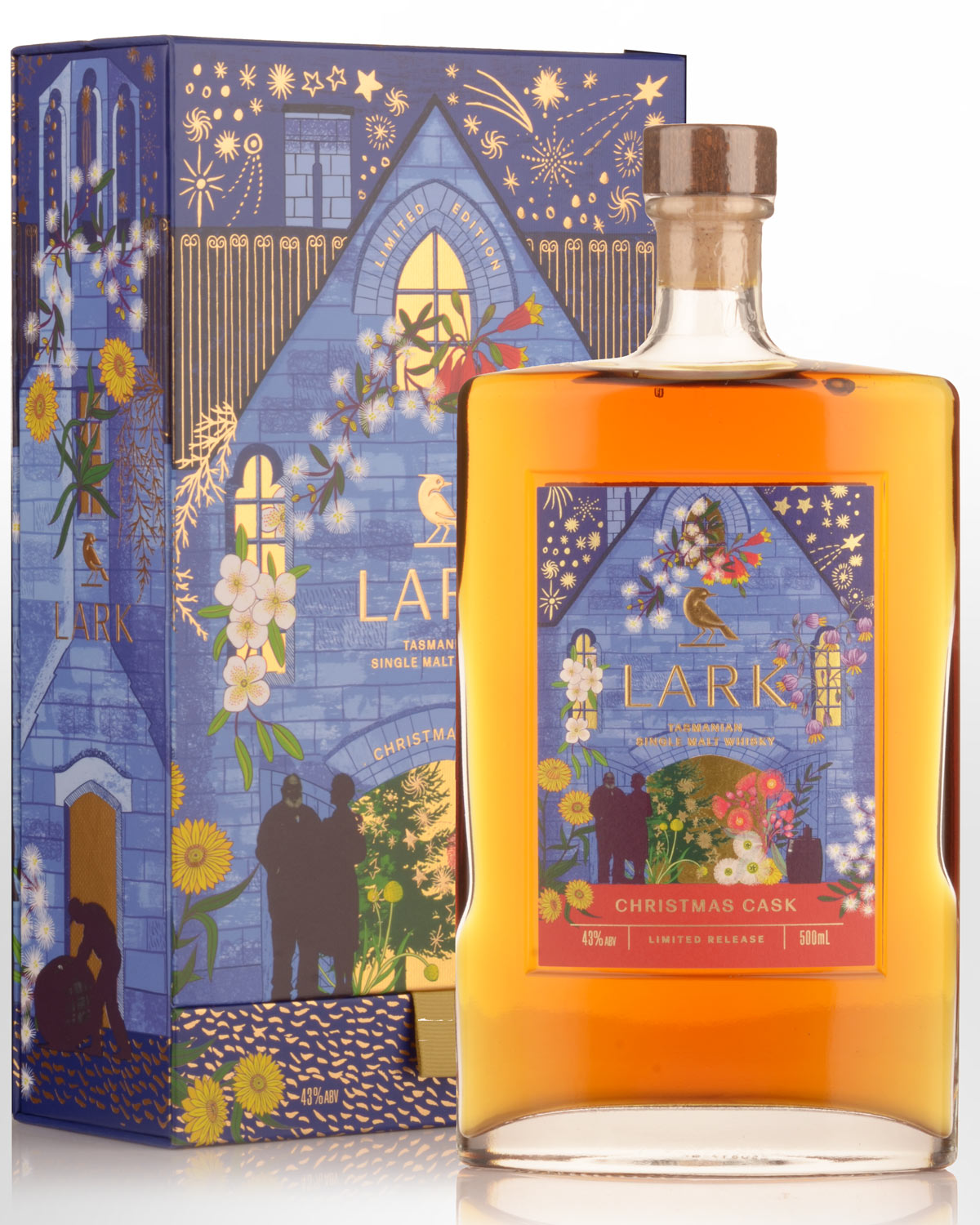 The Lark Distillery Christmas Cask 2025 Release Single Malt Australian Whisky (500ml)