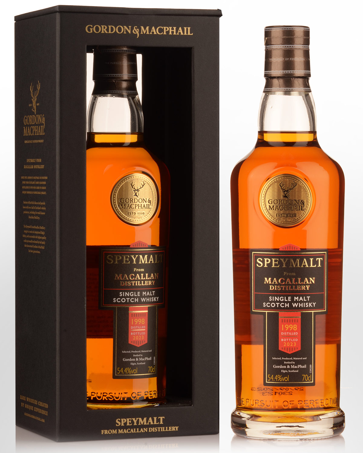1998 Gordon & Macphail Speymalt from Macallan 25 Year Old Cask Strength Single Malt Scotch Whisky (700ml)