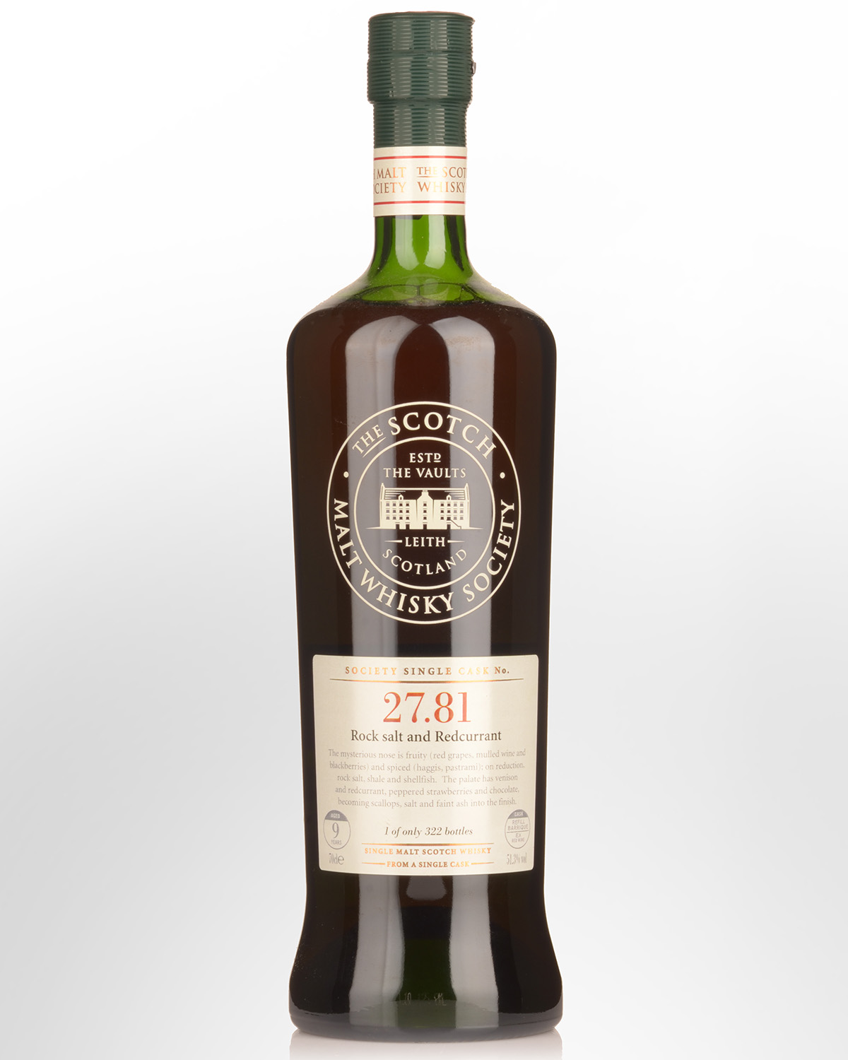 SMWS 27.81 Rock salt and Redcurrant Single Cask Single Malt Scotch Whisky (700ml)
