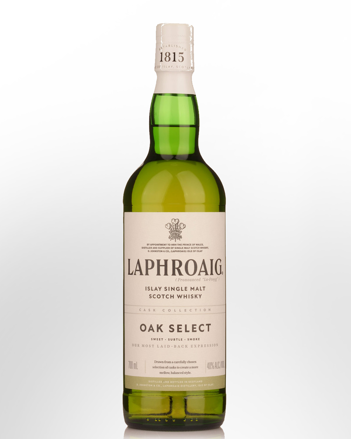 Laphroaig Oak Select Single Malt Scotch Whisky (700ml) - NO GIFT BOX