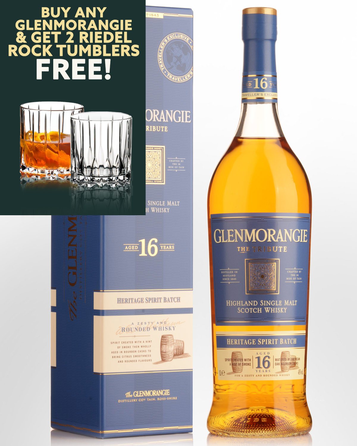 Glenmorangie The Tribute 16 Year Old Single Malt Scotch