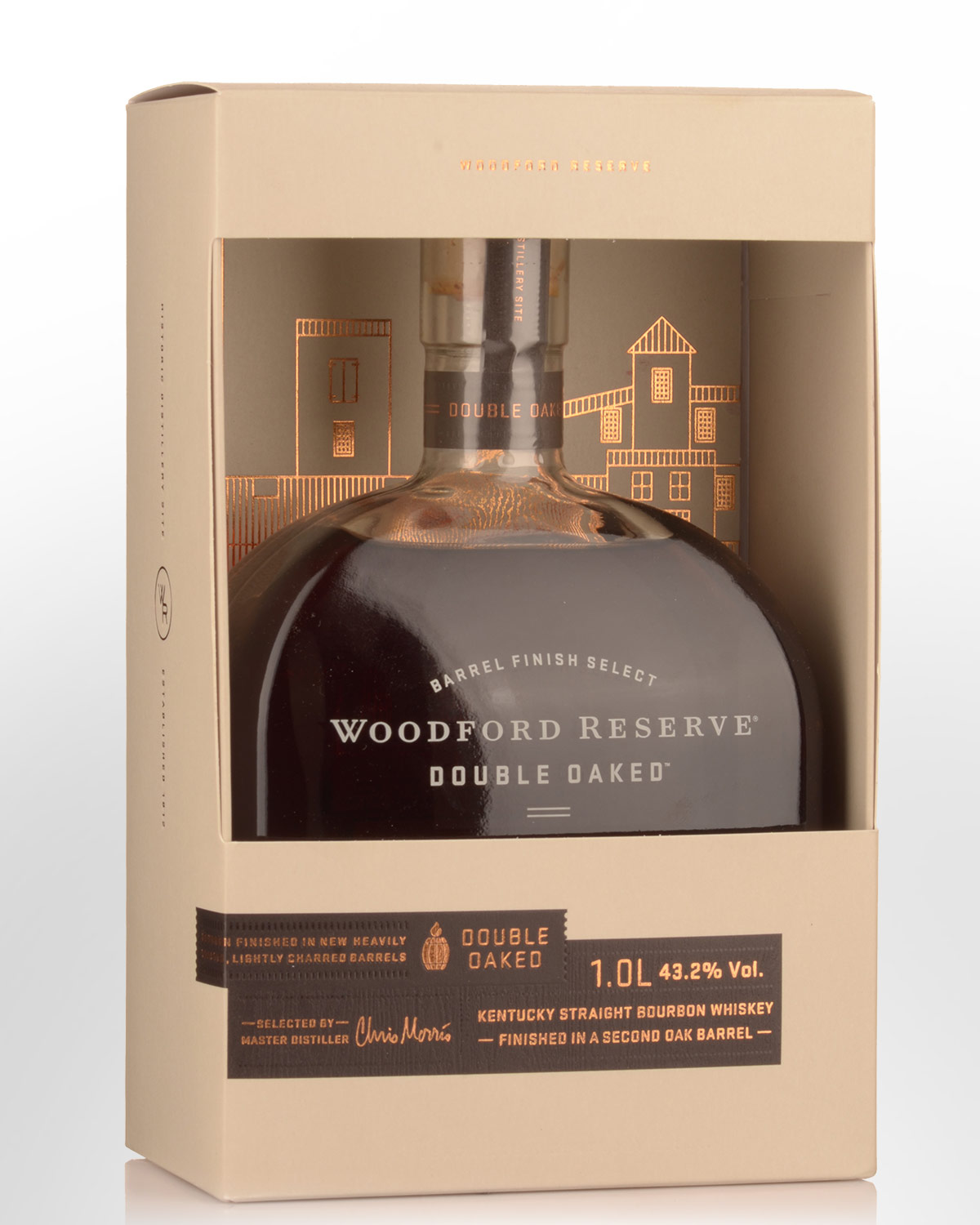 Woodford Reserve Double Oaked Bourbon Whiskey (1000ml)