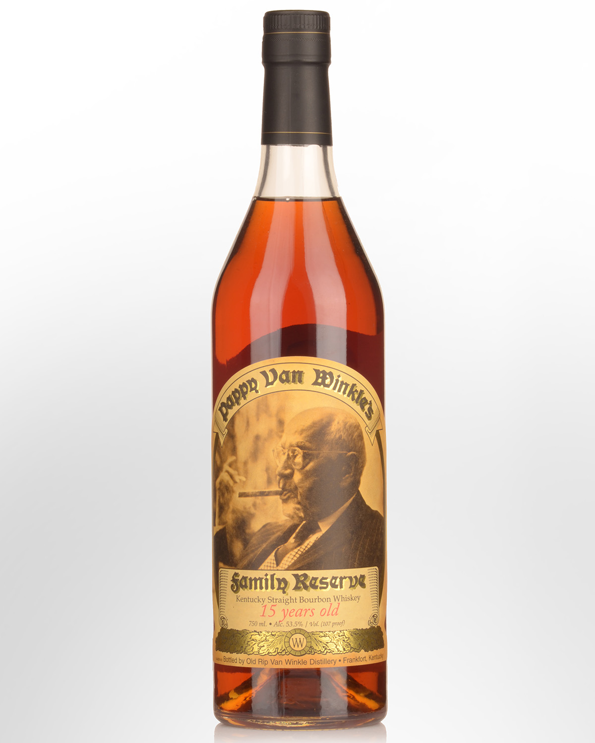 Pappy Van Winkle's Family Reserve 107 Proof 15 Year Old Bourbon Whiskey (750ml) - 2016 Bottling