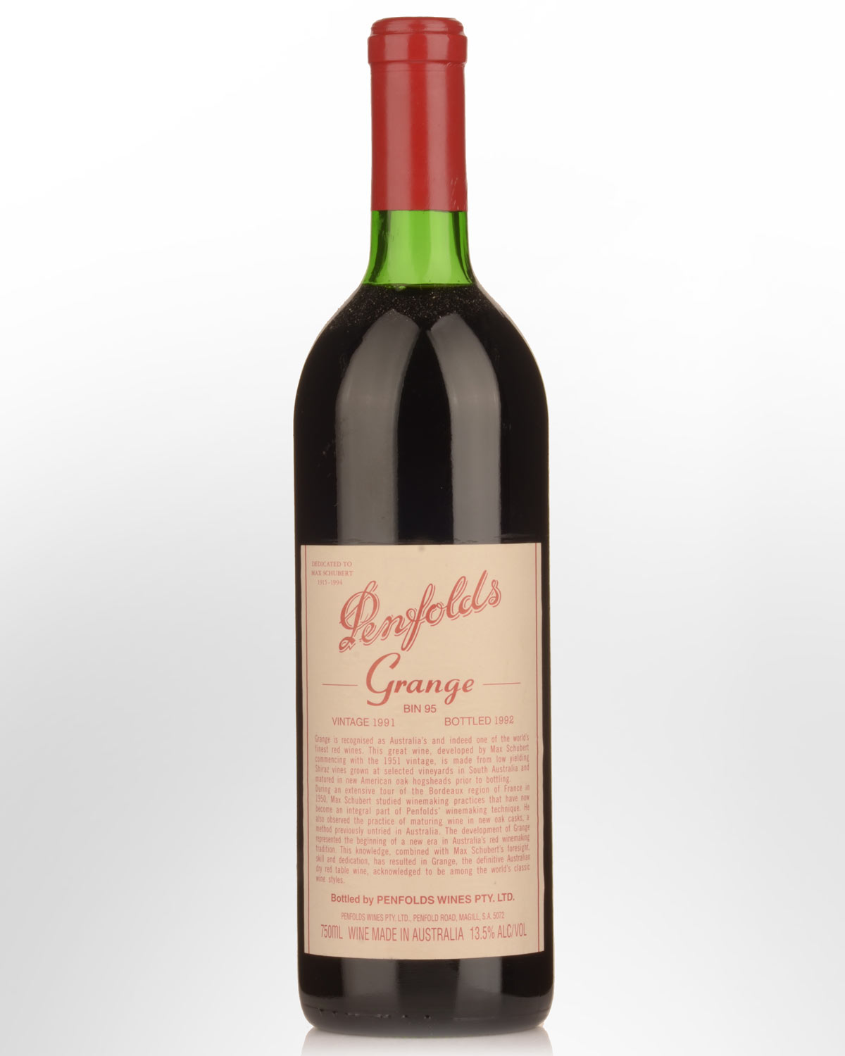 1991 Penfolds Grange - LOW FILL