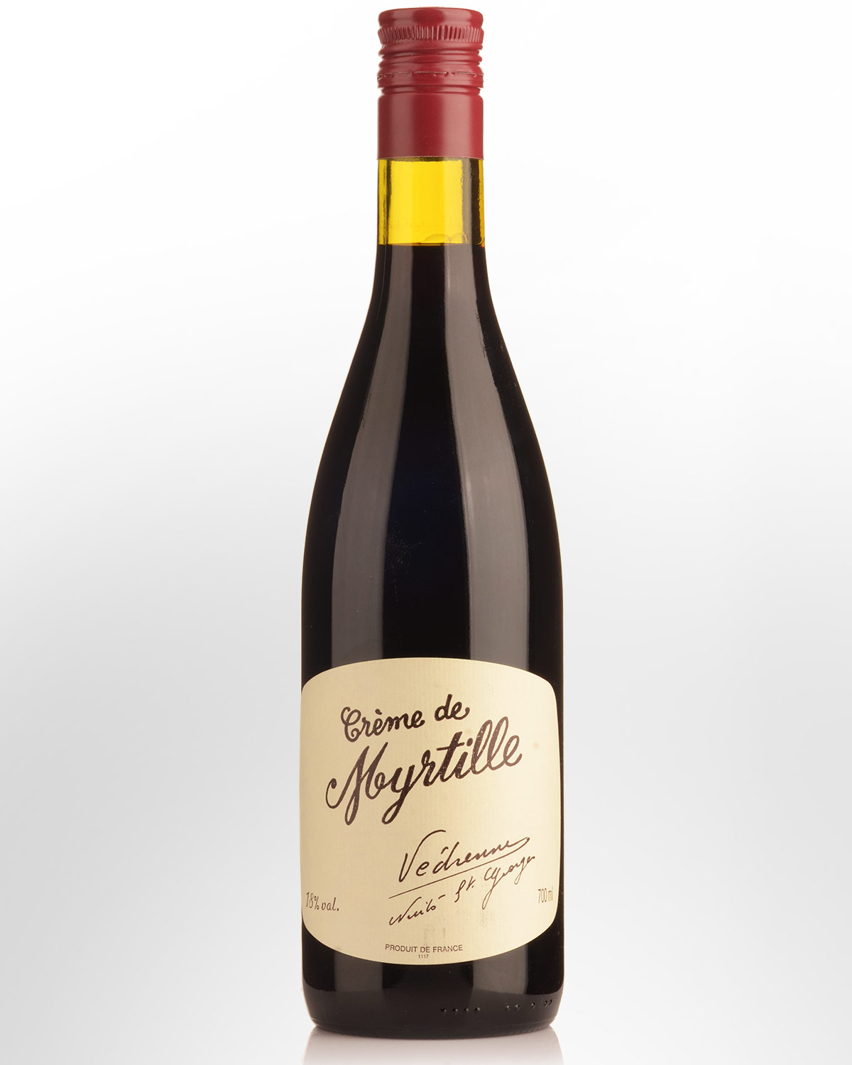 Vedrenne Creme de Myrtille (Blueberry) Liqueur (700ml)