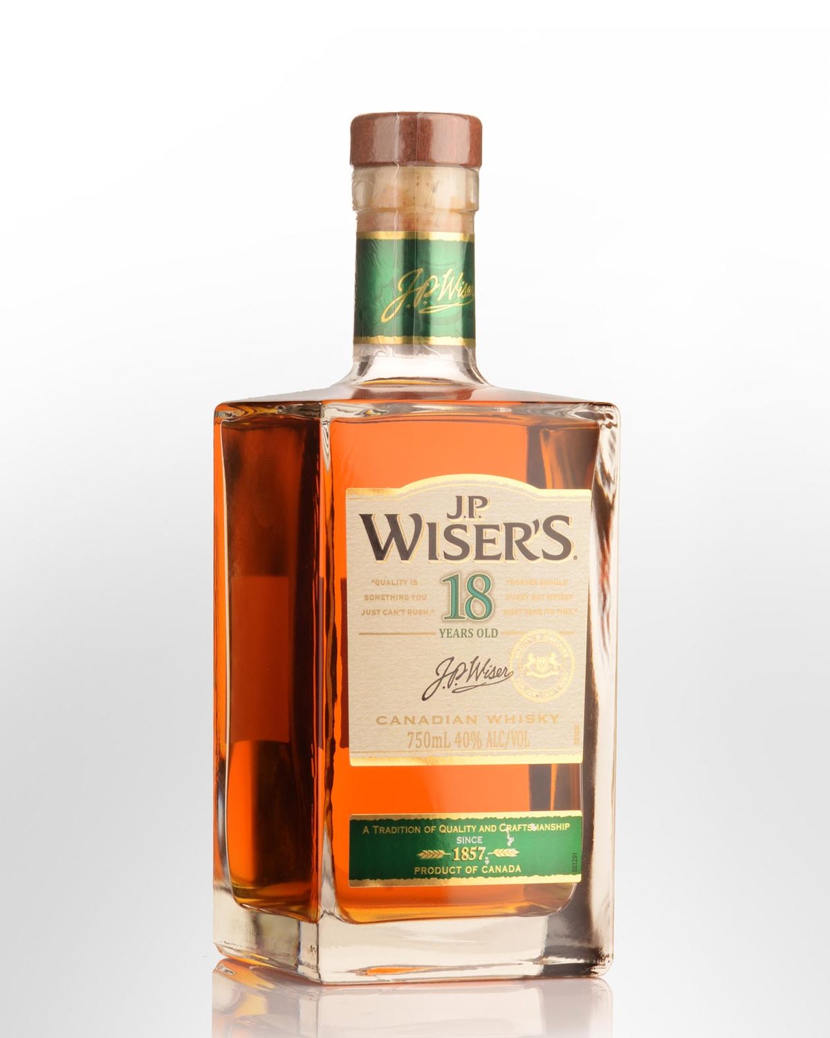 J P Wiser S 18 Year Old Blended Canadian Whisky 750ml Nicks Wine