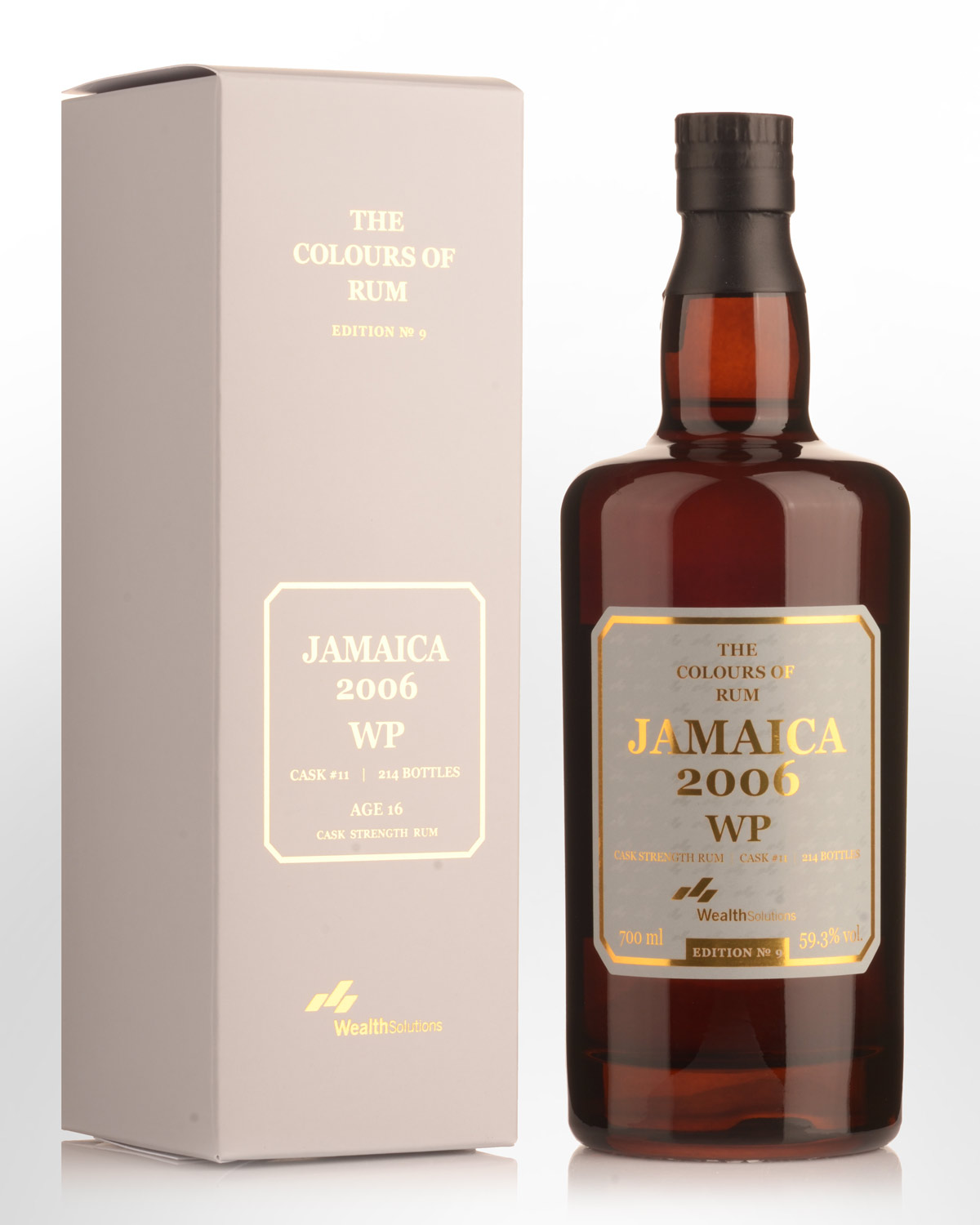 2006 The Colours of Rum WP 16 Year Old Edition No. 9 Cask Strength Jamaica Rum (700ml)