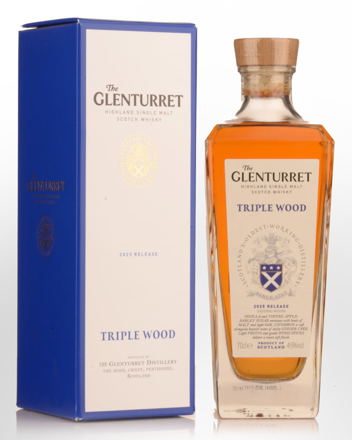 The Glenturret 2025 Release Triple Wood Single Malt Scotch Whisky (700ml)