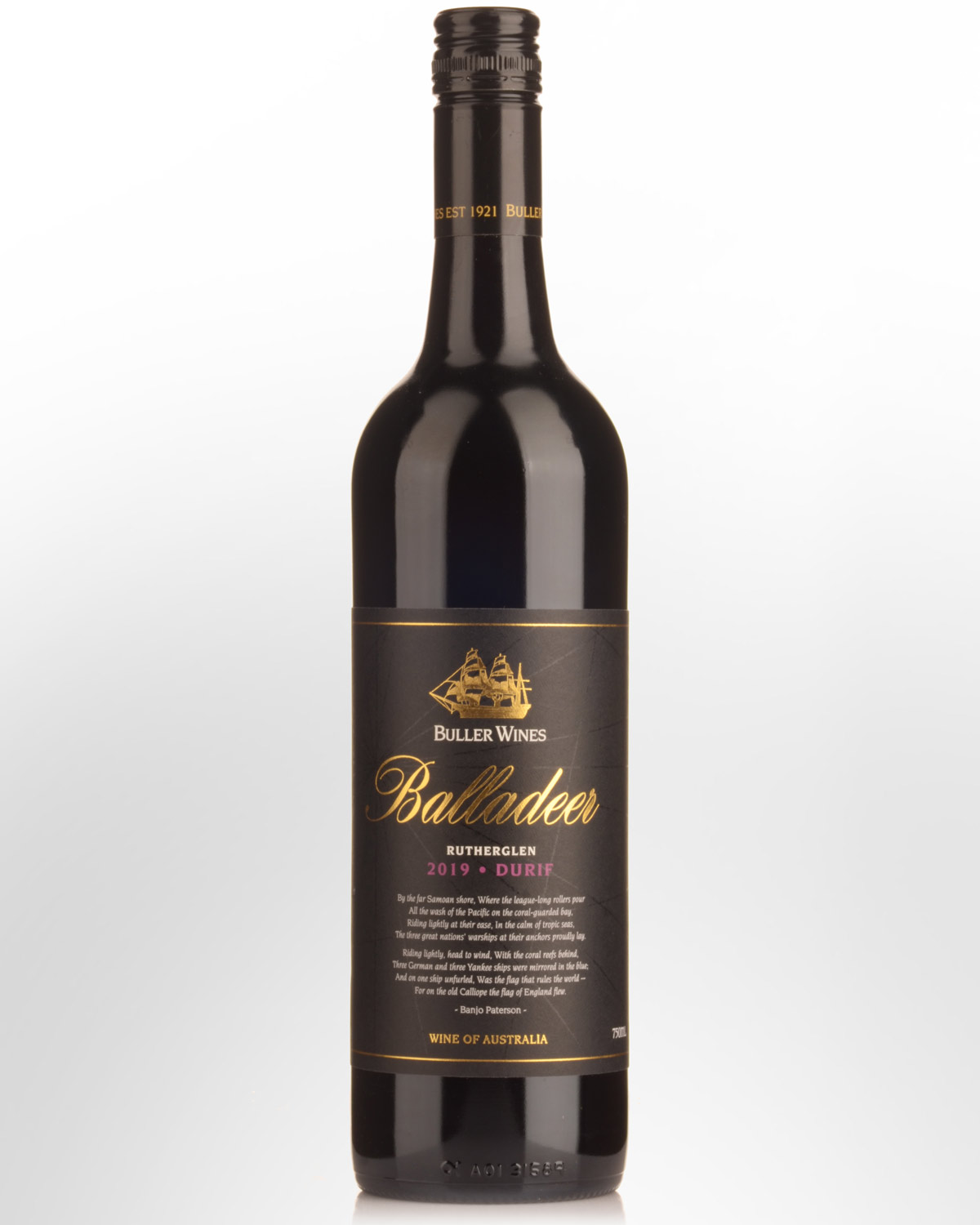 2019 Buller Wines Balladeer Durif