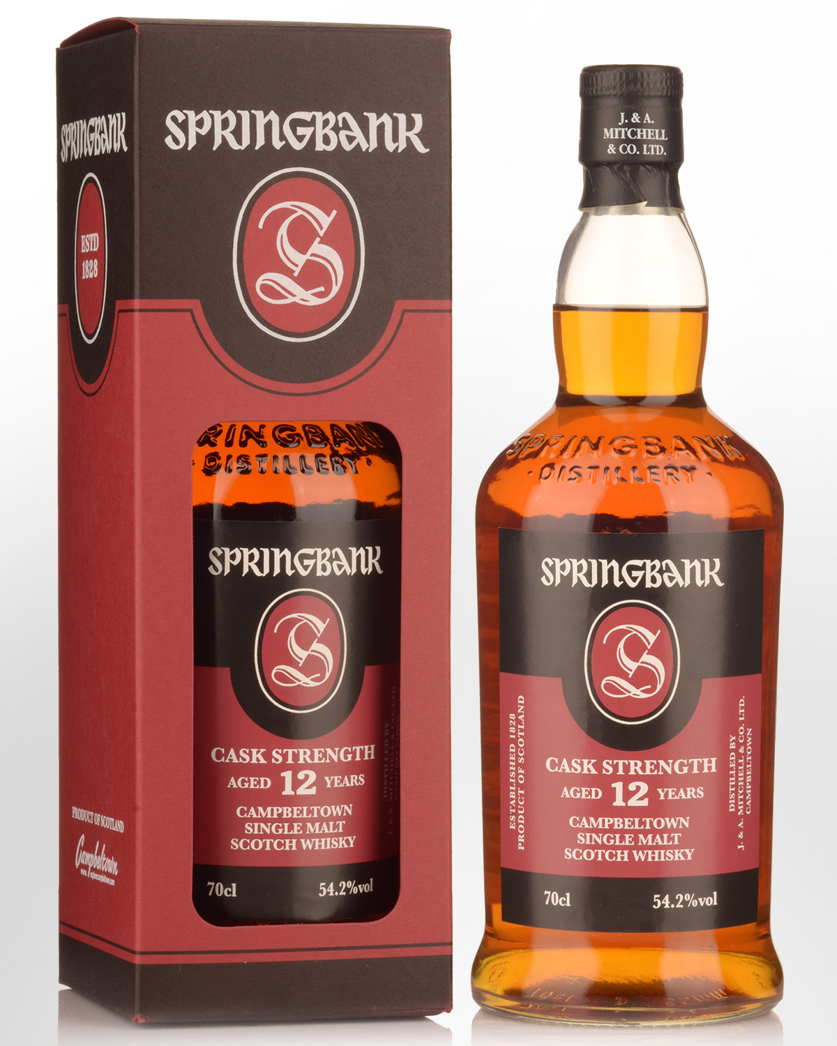ウイスキー SPRINGBANK CASK STRENGTH 12 YEARS 700ml Springbank 12 Year Old Cask Strength (November 2024 Release