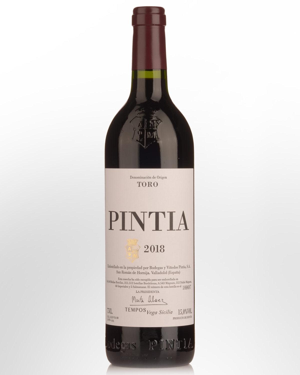 2018 Bodegas y Vinedos Pintia (Vega Sicilia) Toro