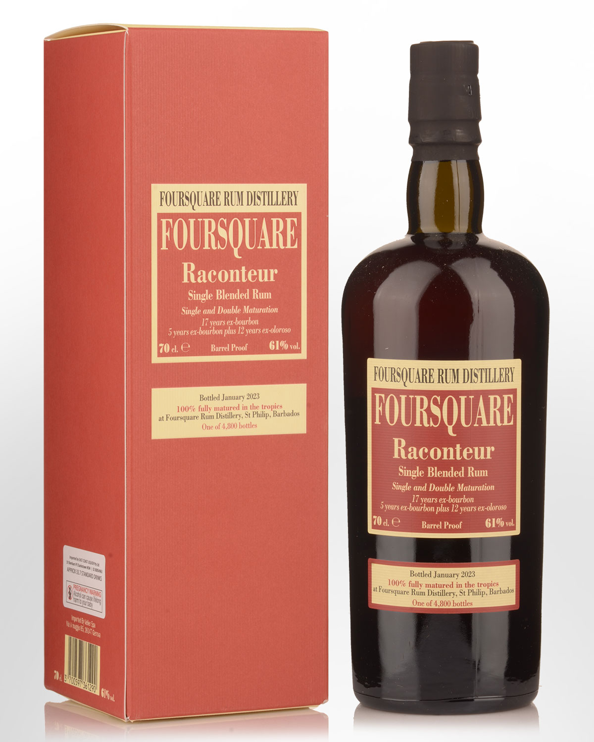 Velier Foursquare Raconteur Cask Strength Barbados Rum (700ml)